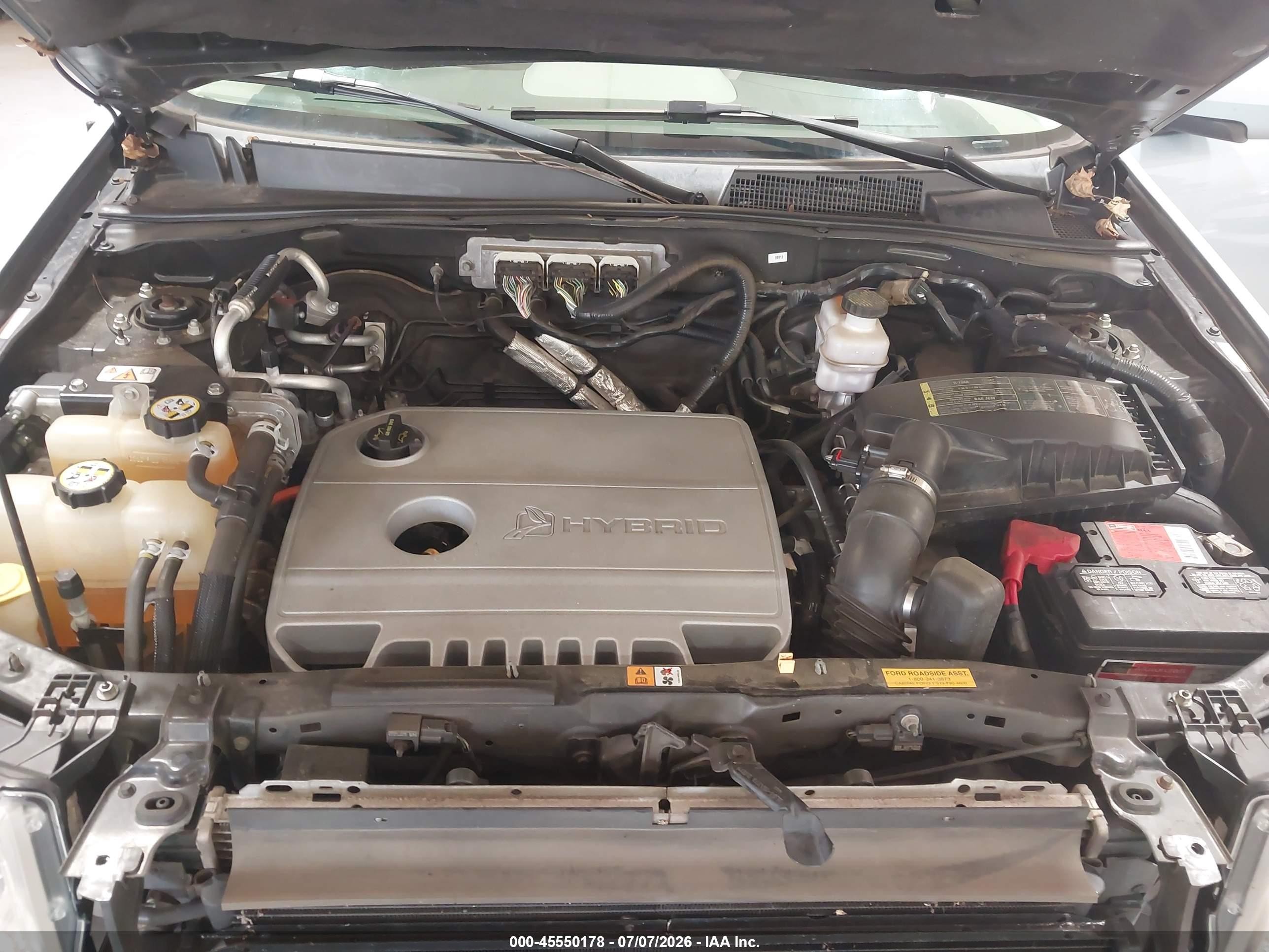 2009 Ford Escape Hybrid Limited Синий vin: 1FMCU59339KA24902