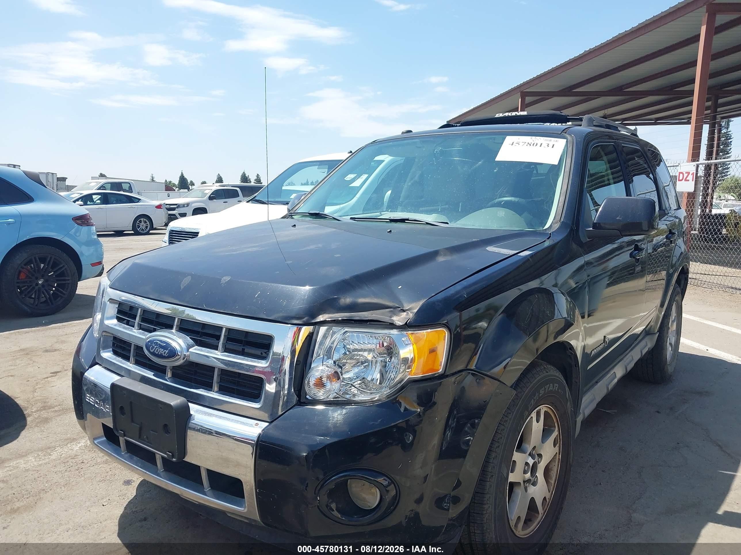 2009 Ford Escape Hybrid Limited Black vin: 1FMCU59339KB56350