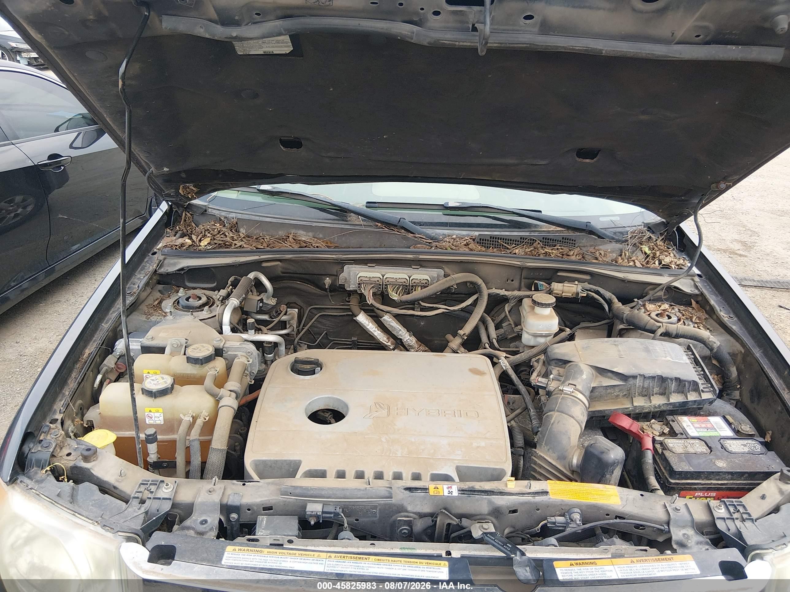 2009 Ford Escape Hybrid Limited Серый vin: 1FMCU59369KB69481