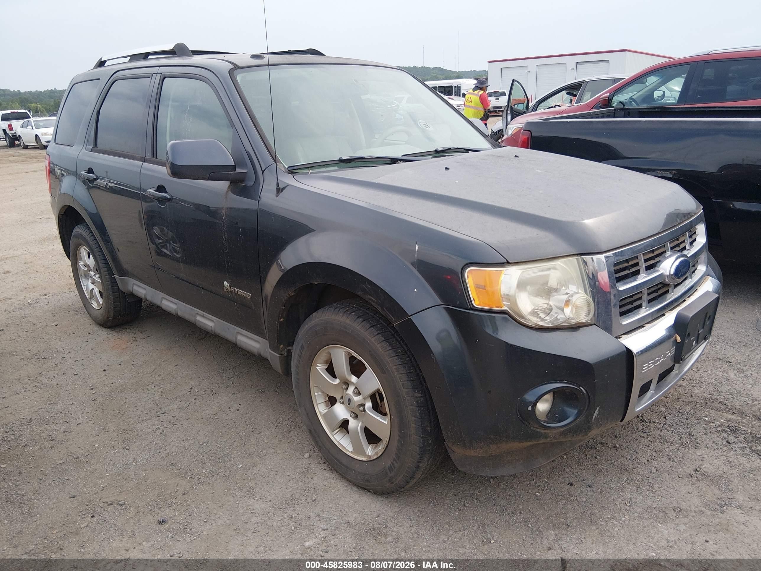 2009 Ford Escape Hybrid Limited Gray vin: 1FMCU59369KB69481