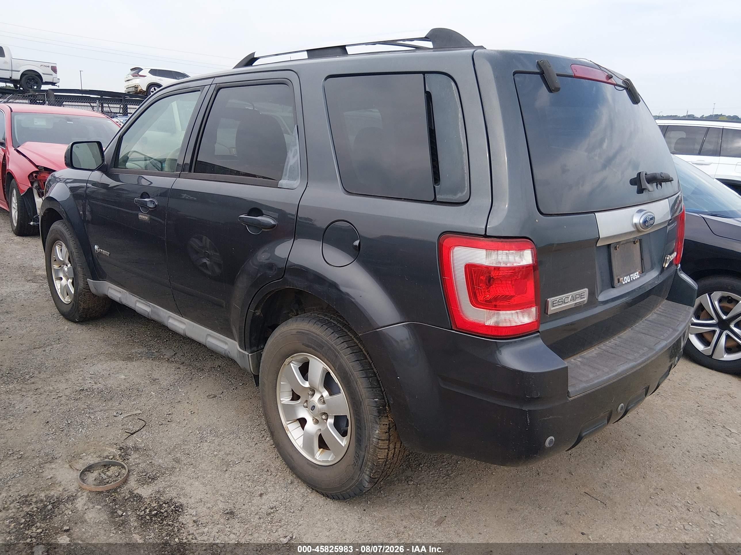 2009 Ford Escape Hybrid Limited Серый vin: 1FMCU59369KB69481