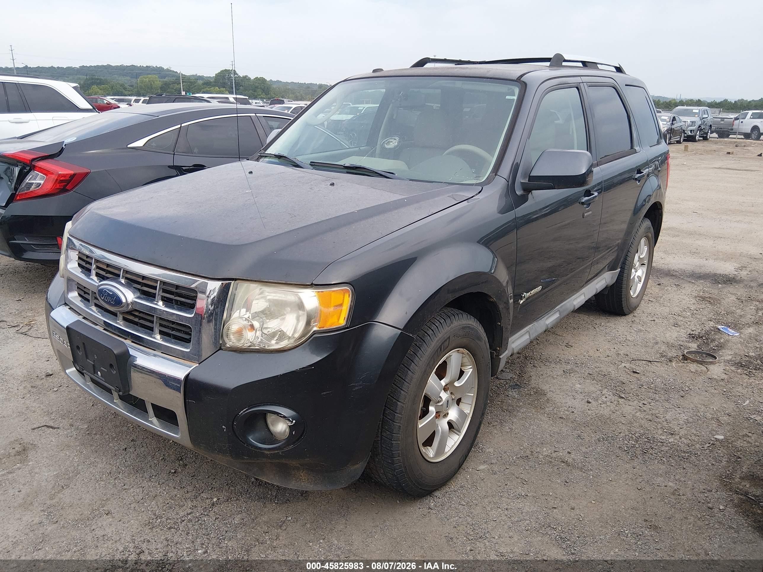 2009 Ford Escape Hybrid Limited Серый vin: 1FMCU59369KB69481