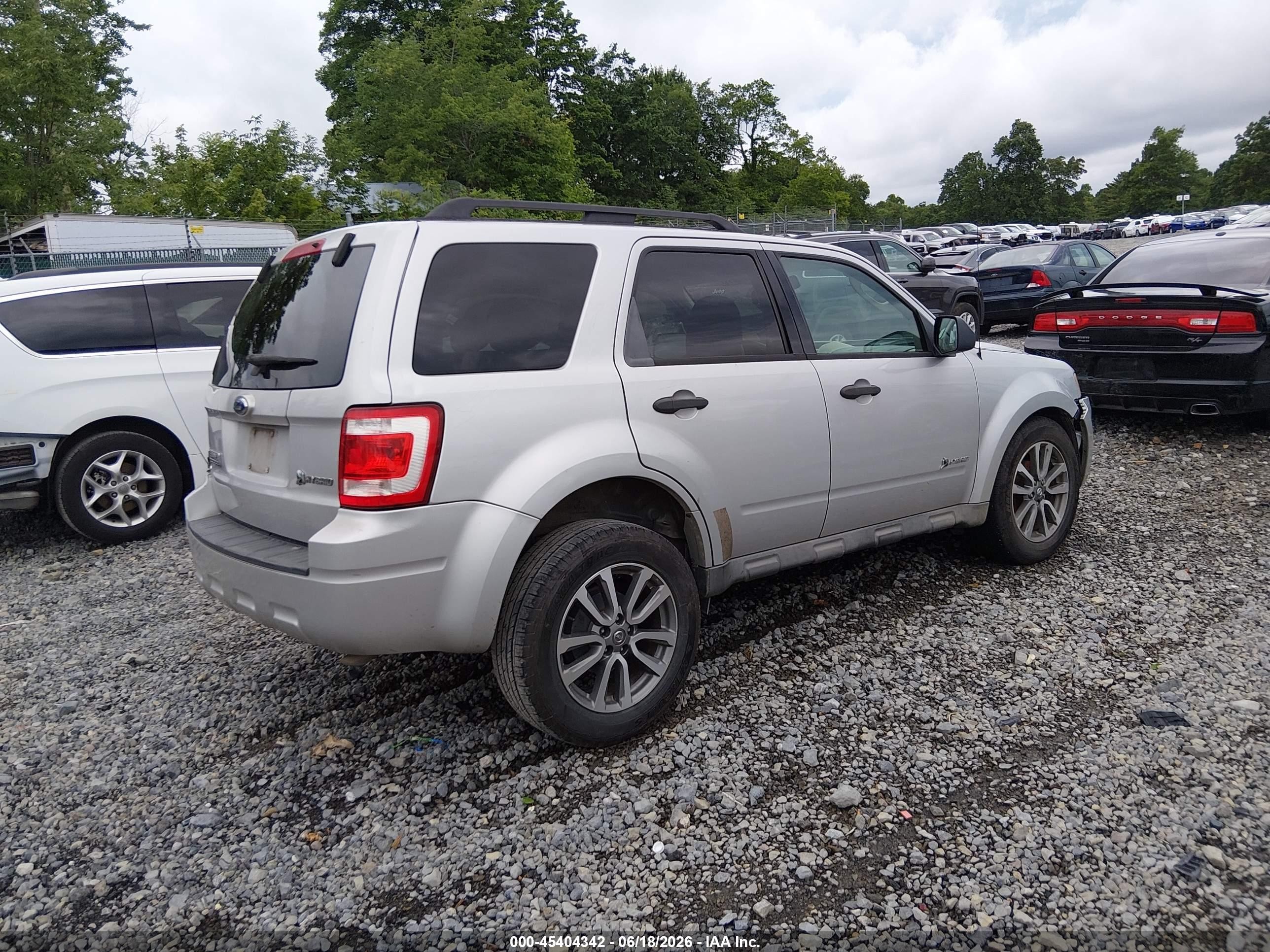 2009 Ford Escape Hybrid Limited Silver vin: 1FMCU59379KB19267