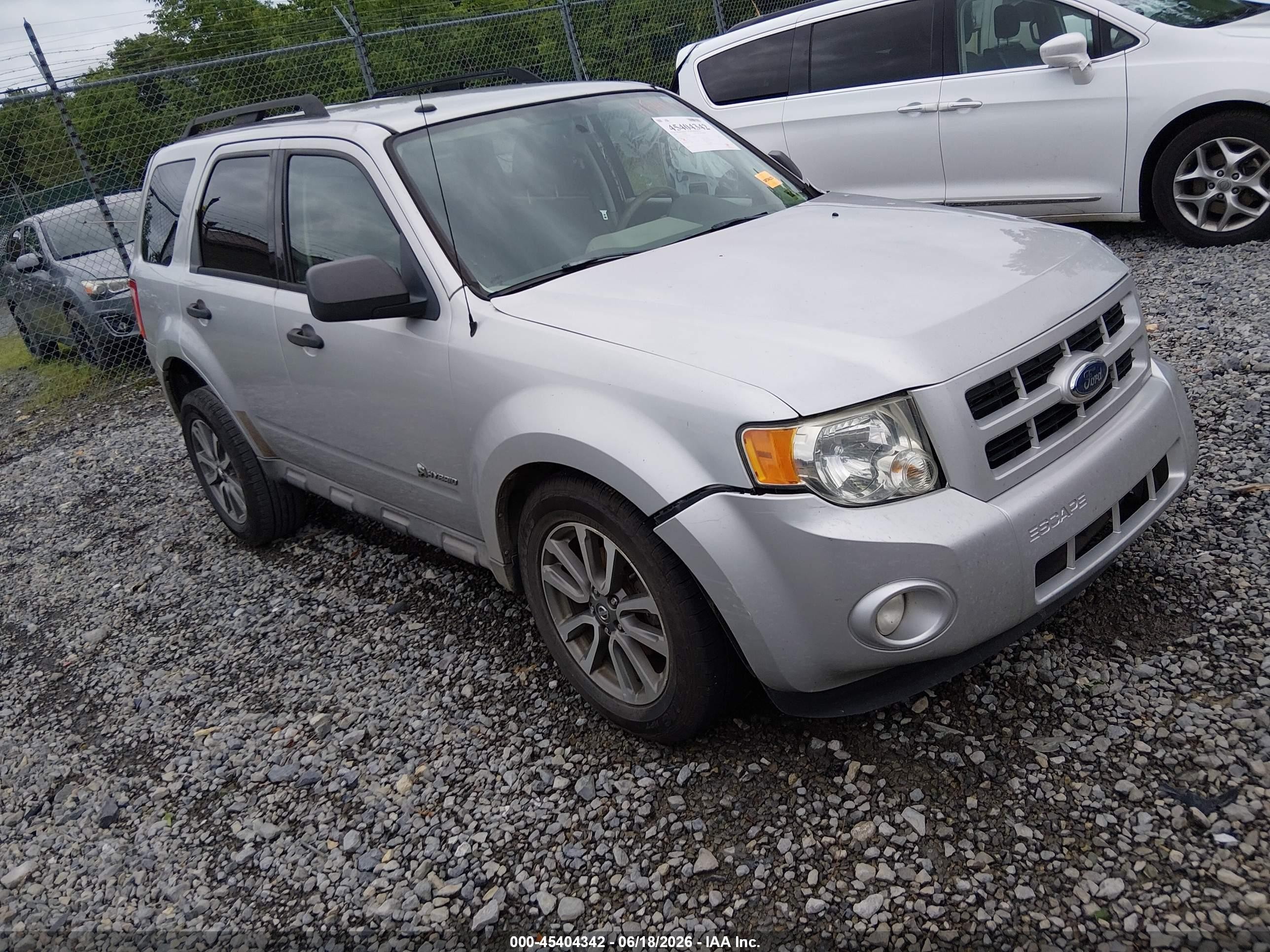 2009 Ford Escape Hybrid Limited Silver vin: 1FMCU59379KB19267