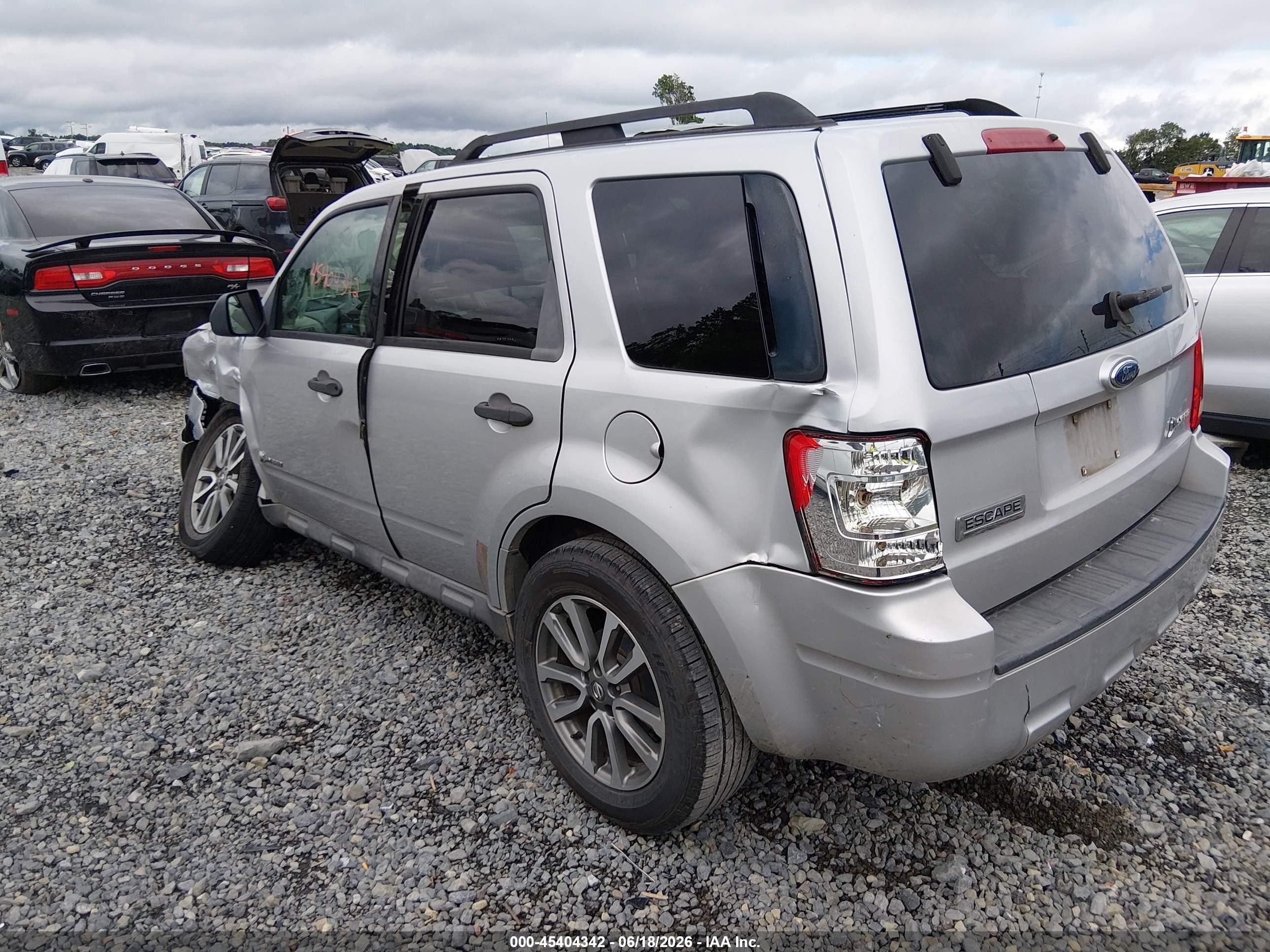 2009 Ford Escape Hybrid Limited Silver vin: 1FMCU59379KB19267