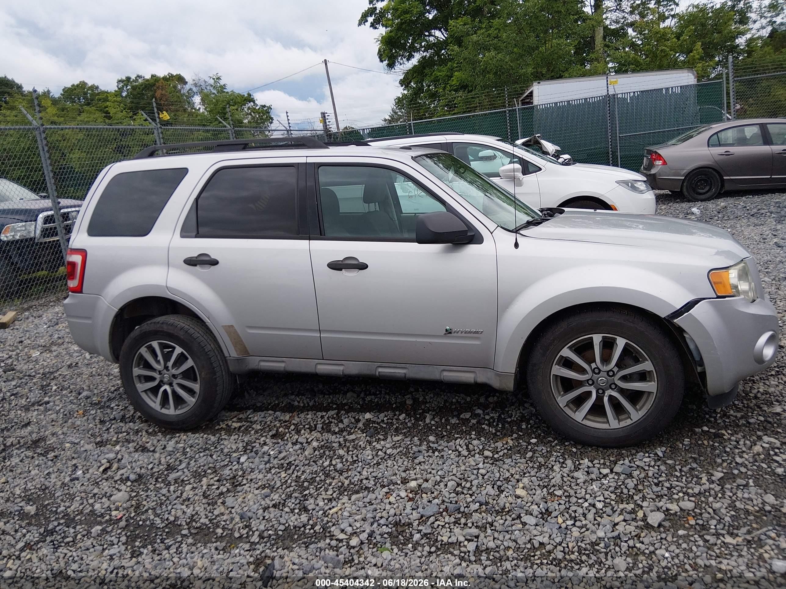 2009 Ford Escape Hybrid Limited Silver vin: 1FMCU59379KB19267
