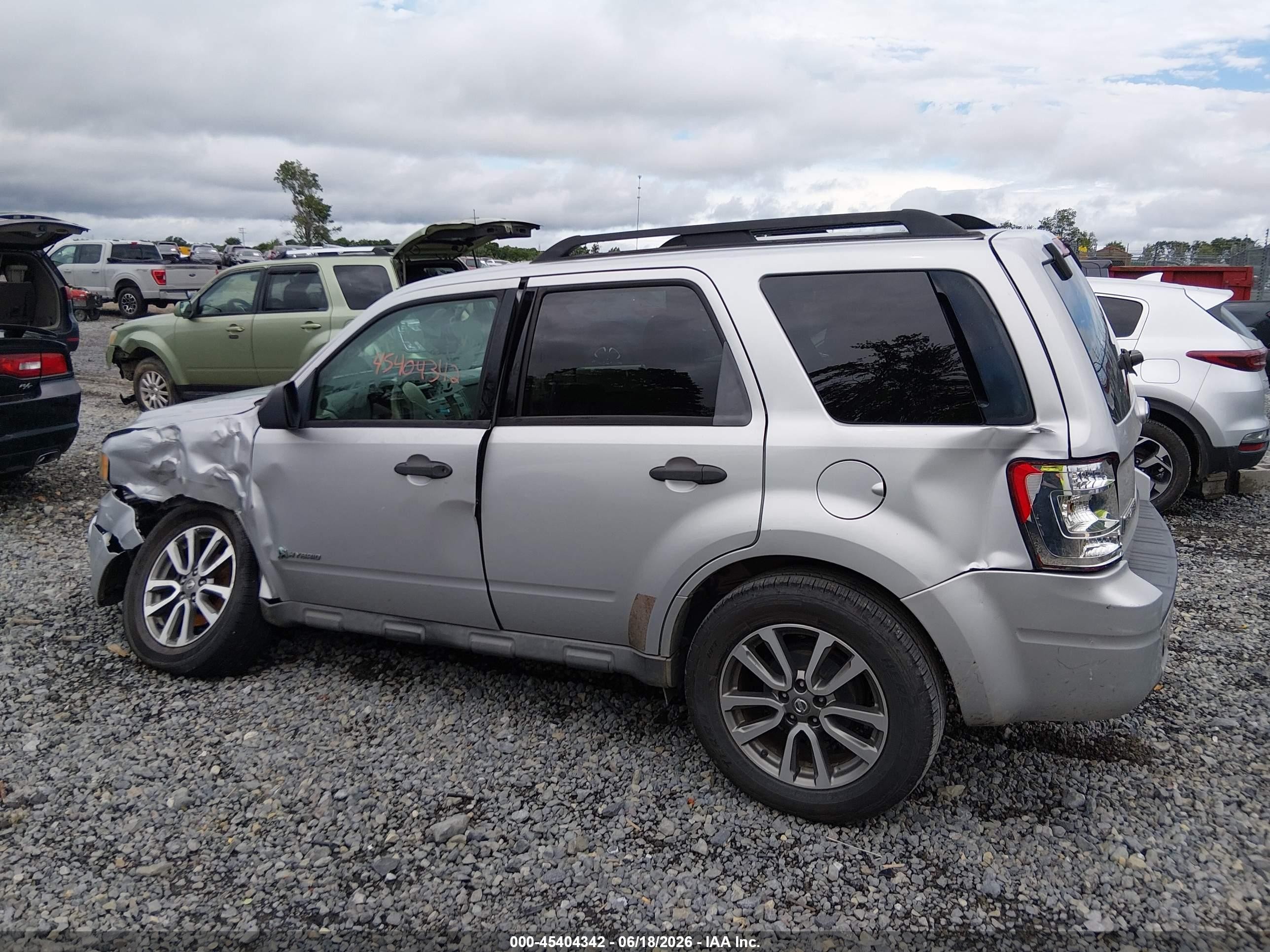 2009 Ford Escape Hybrid Limited Silver vin: 1FMCU59379KB19267