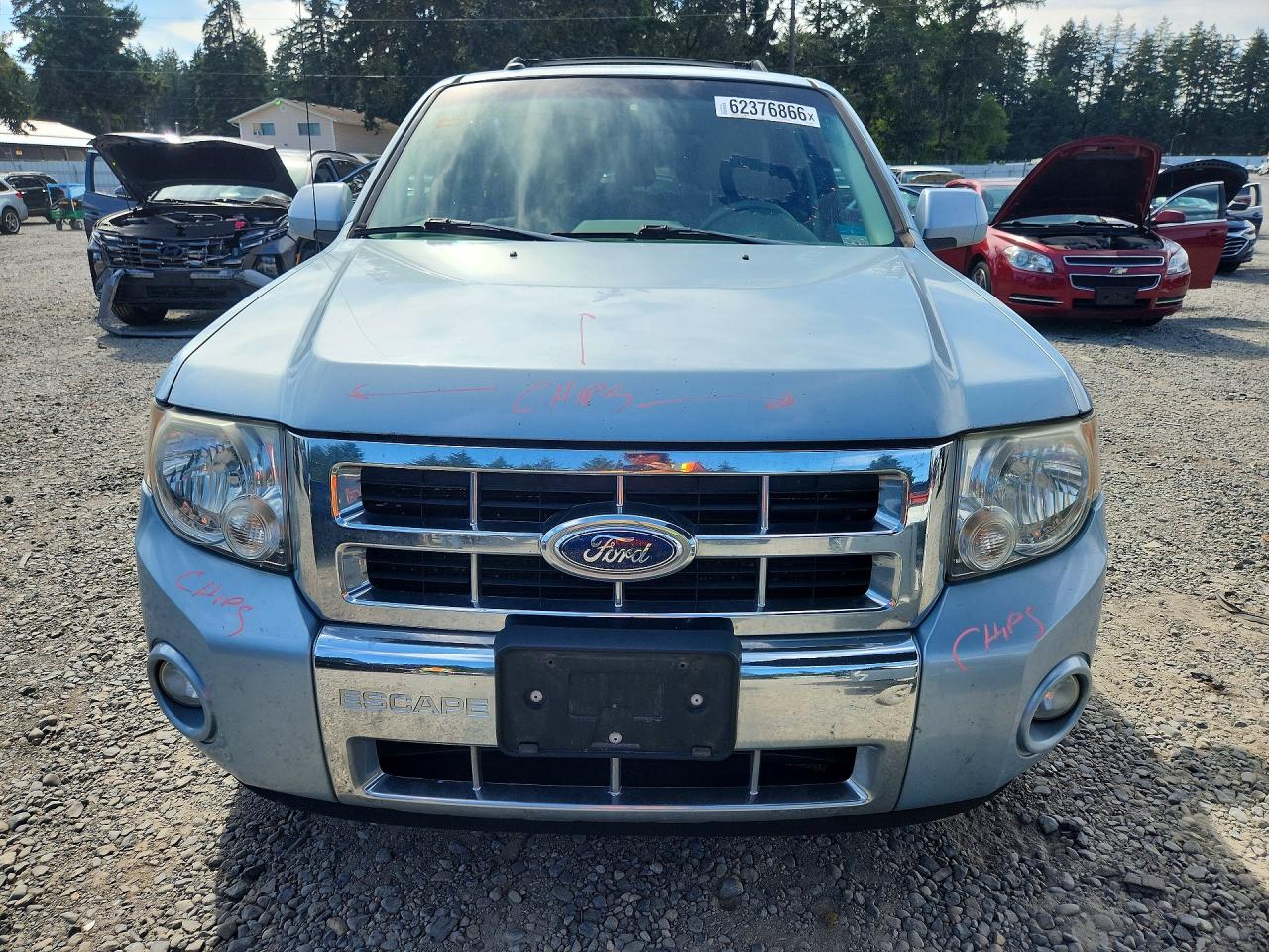 2009 Ford Escape Hybrid Blue vin: 1FMCU59399KB08416