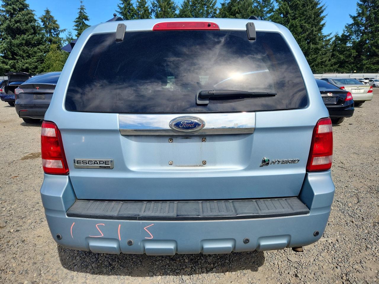 2009 Ford Escape Hybrid Blue vin: 1FMCU59399KB08416