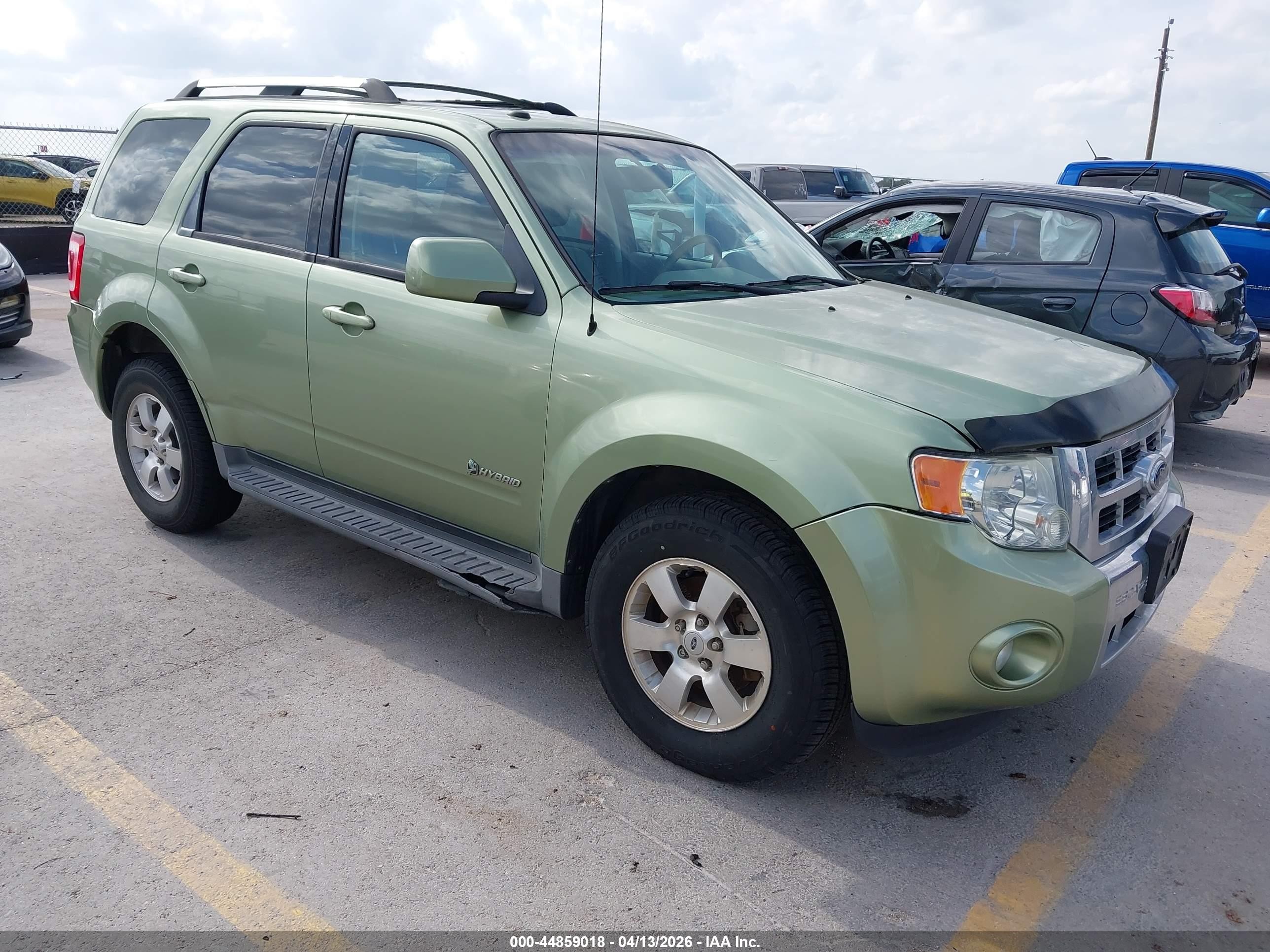 2009 Ford Escape Hybrid Limited Green vin: 1FMCU593X9KC68966