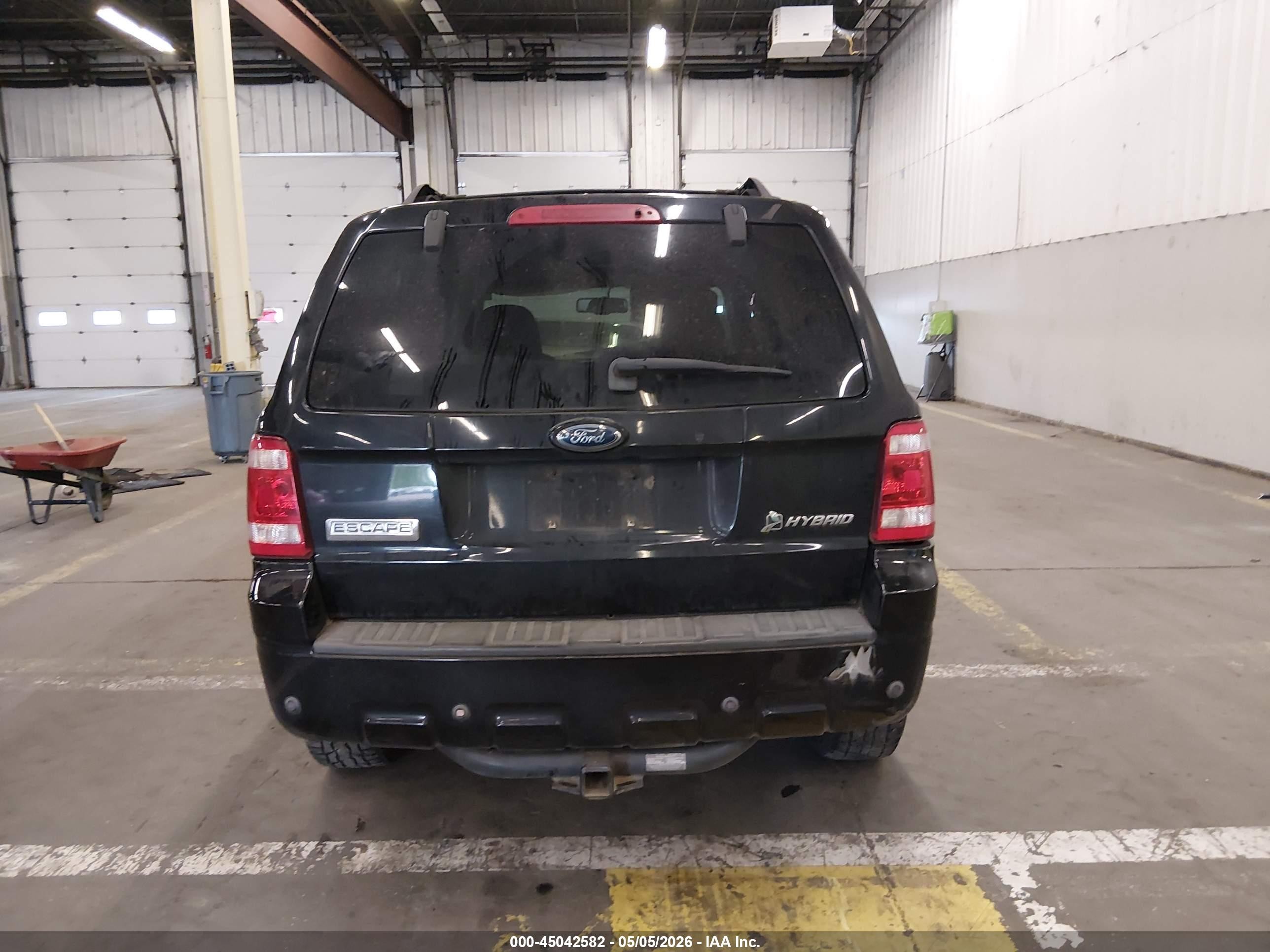 2008 Ford Escape Hybrid   Black vin: 1FMCU59H08KC44685
