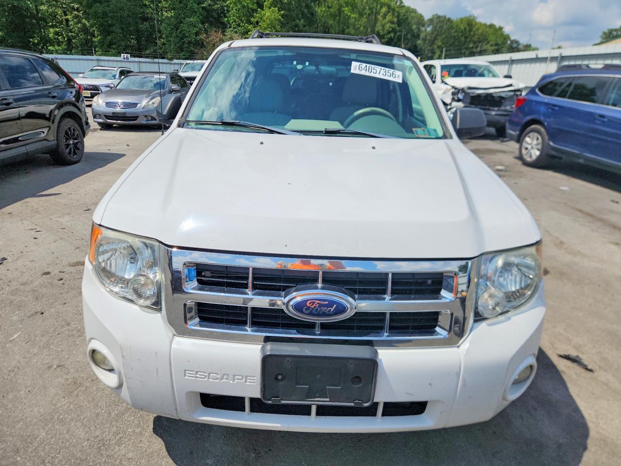2008 Ford Escape Hev White vin: 1FMCU59H08KE18903