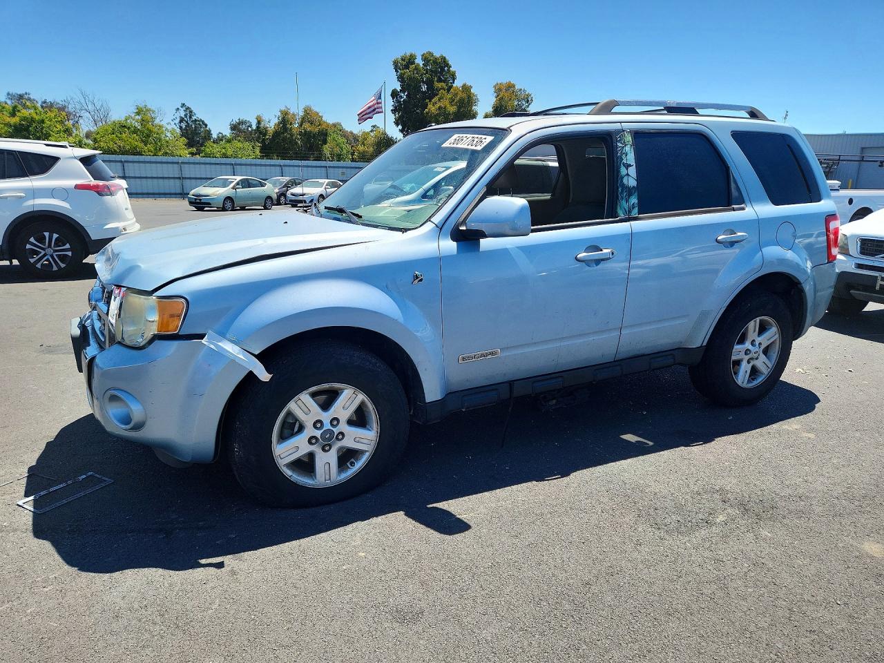 2008 Ford Escape Hev Blue vin: 1FMCU59H28KA39238