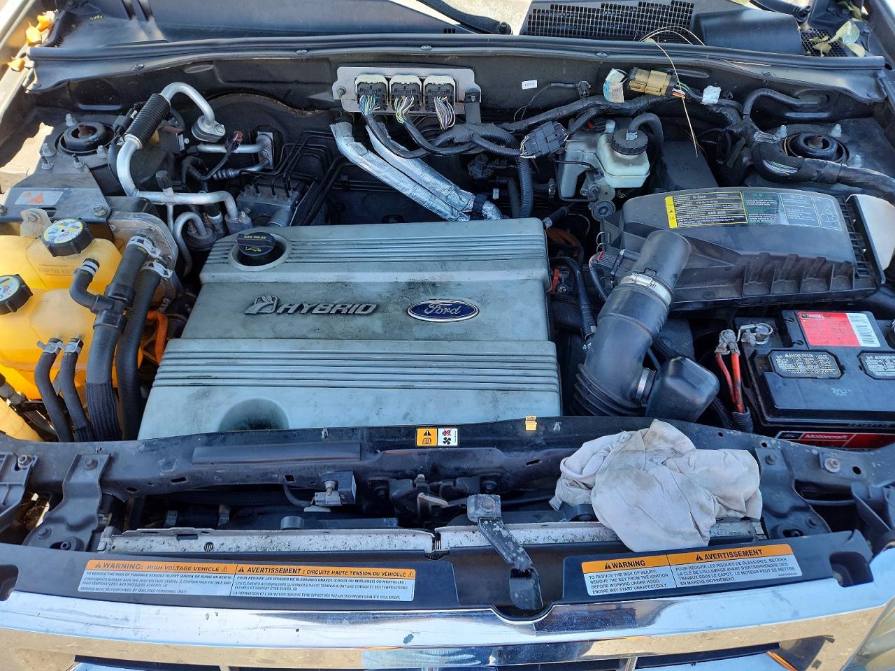 2008 Ford Escape Hev Blue vin: 1FMCU59H28KA39238