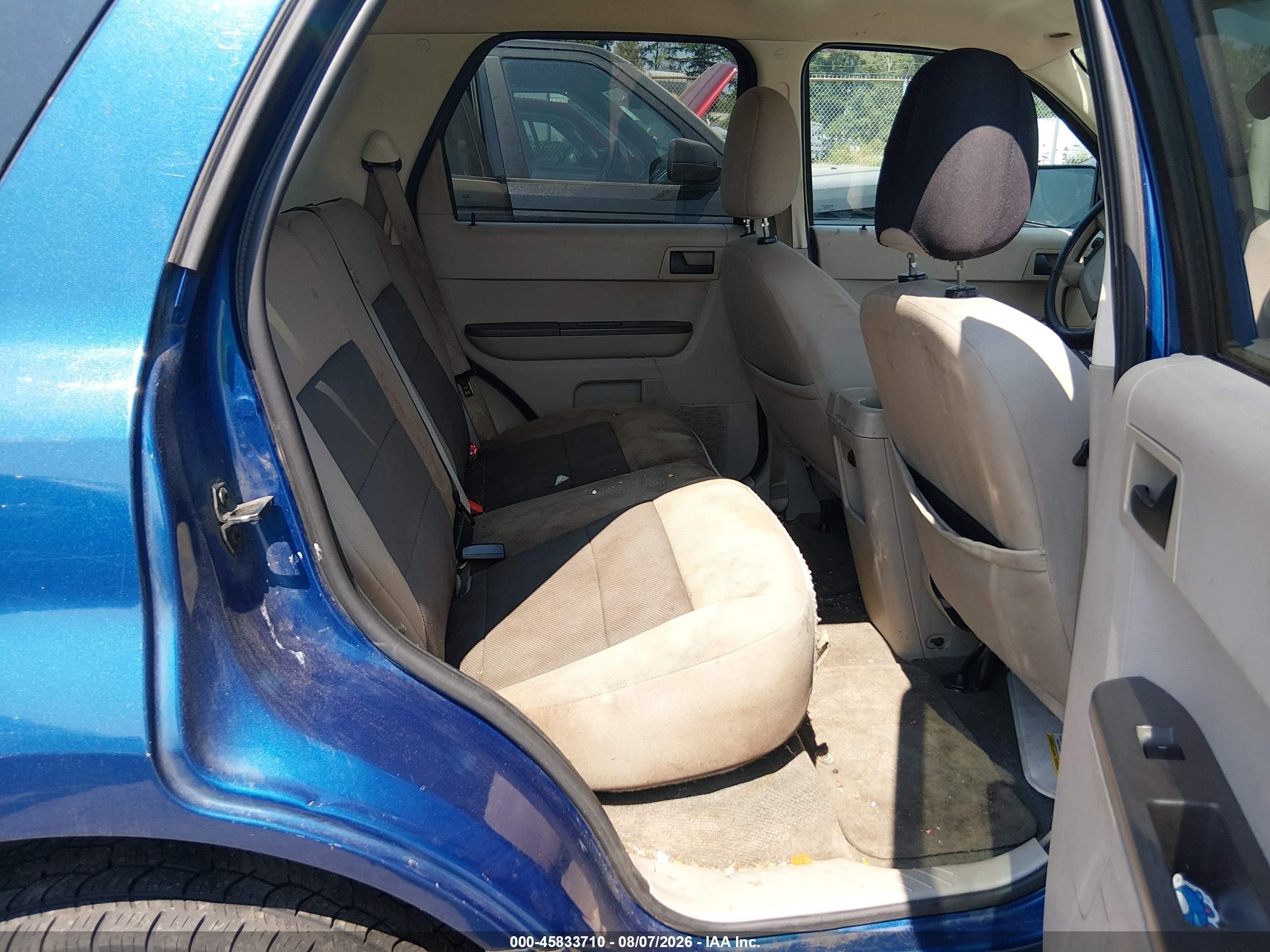 2008 Ford Escape Hybrid   Синий vin: 1FMCU59H38KC05282