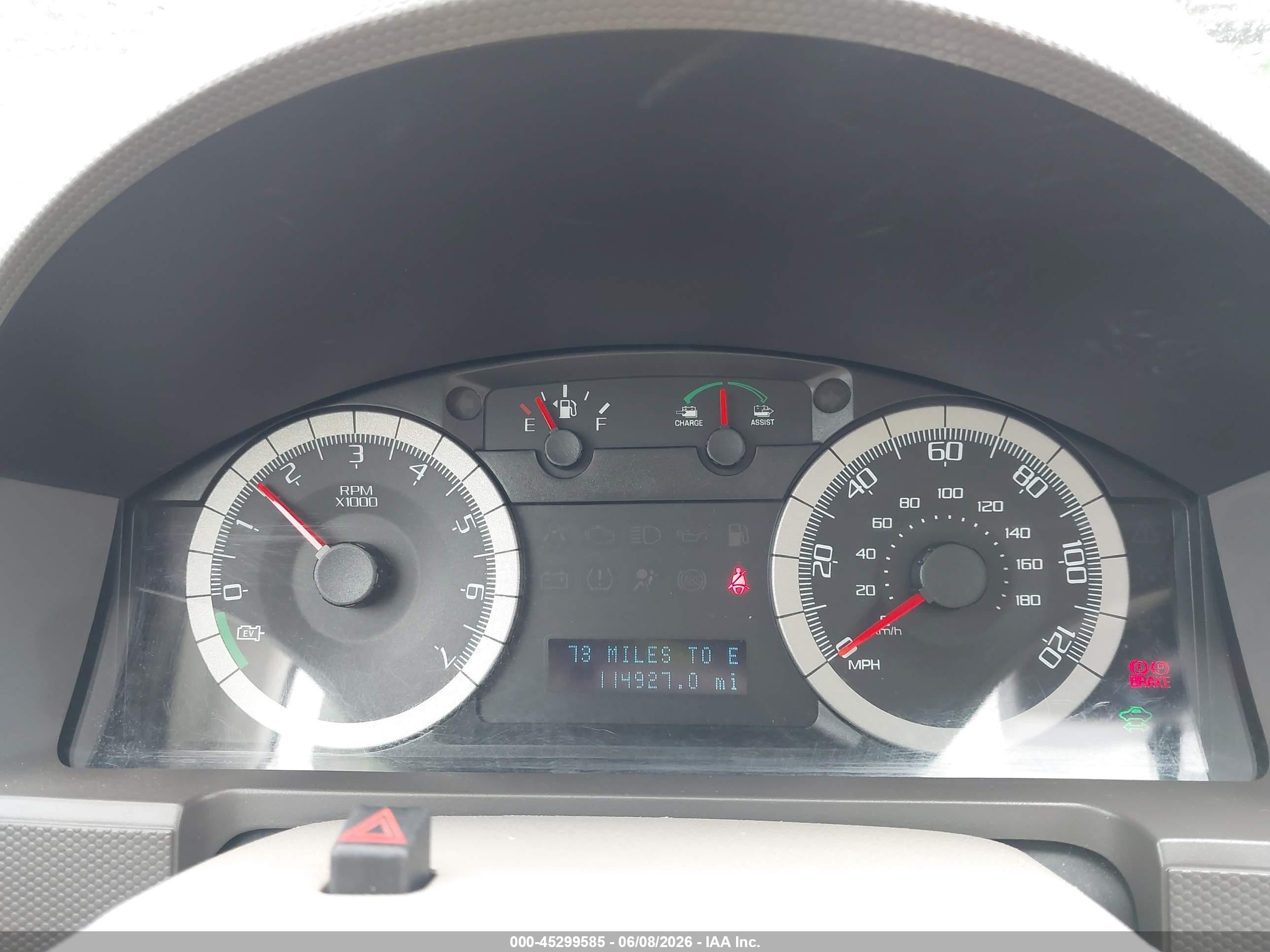 2008 Ford Escape Hybrid   Blue vin: 1FMCU59H38KD83189