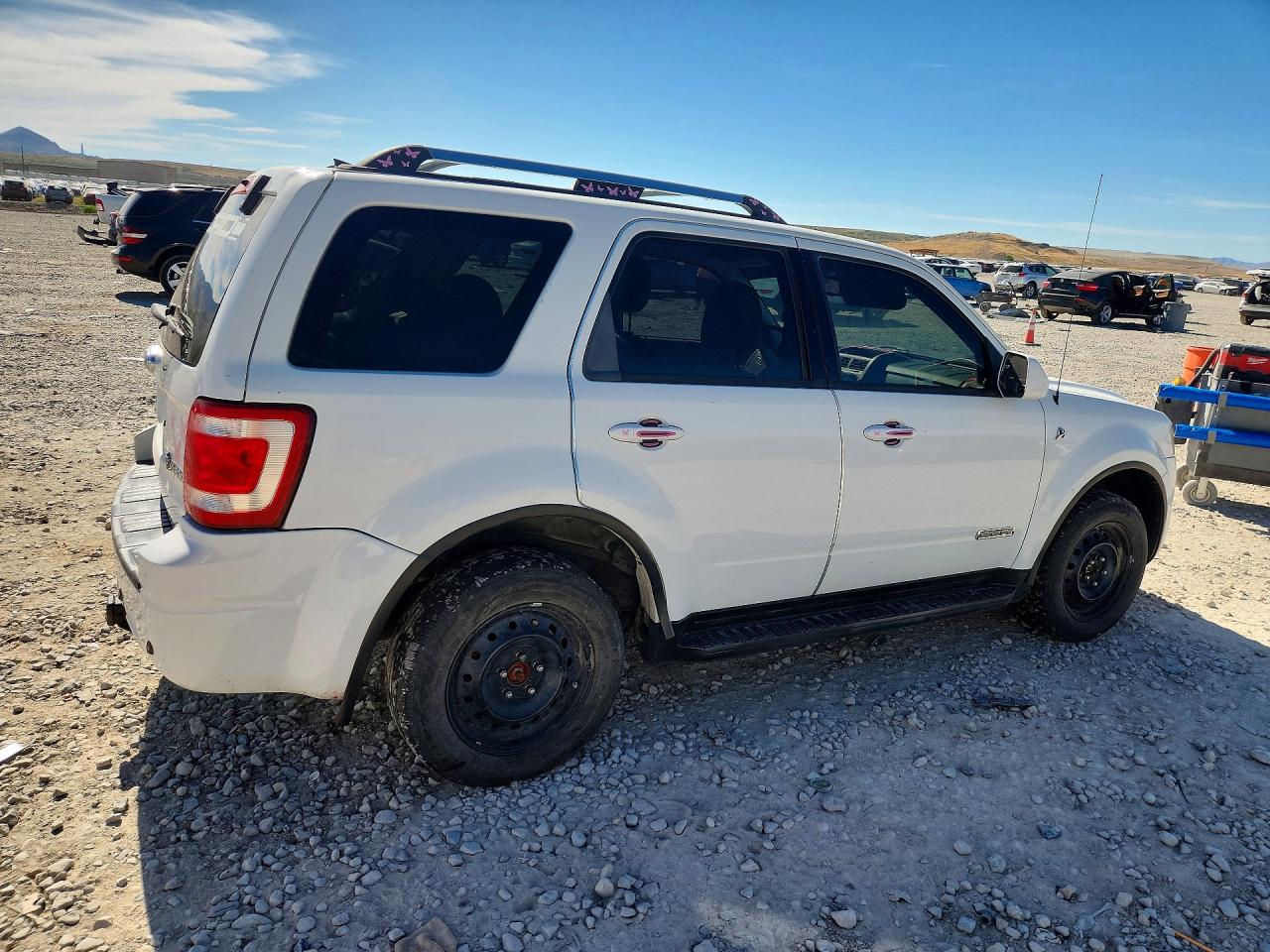 2008 Ford Escape Hev White vin: 1FMCU59H38KD83242