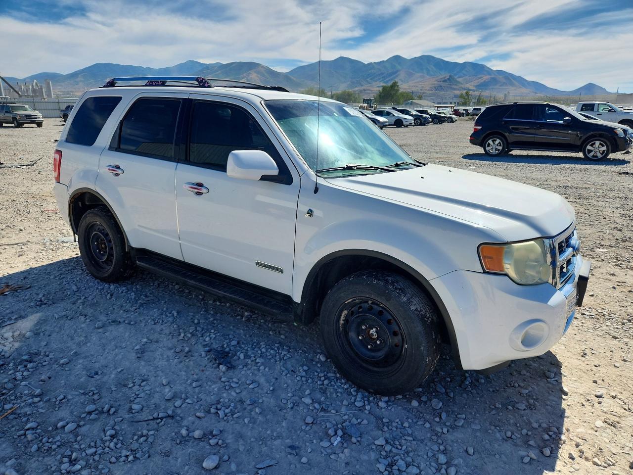 2008 Ford Escape Hev White vin: 1FMCU59H38KD83242