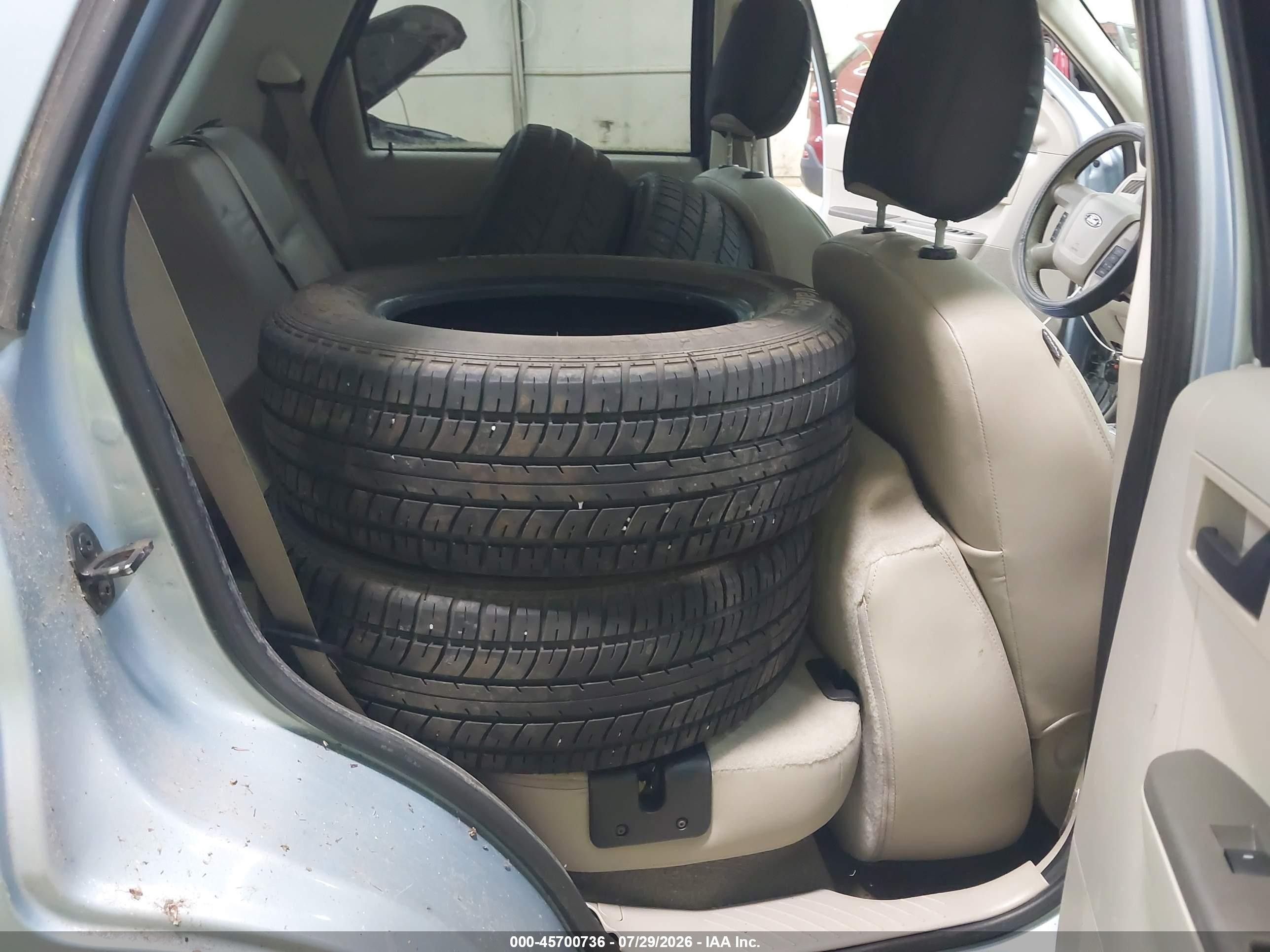 2008 Ford Escape Hybrid   Light Blue vin: 1FMCU59H58KD39355