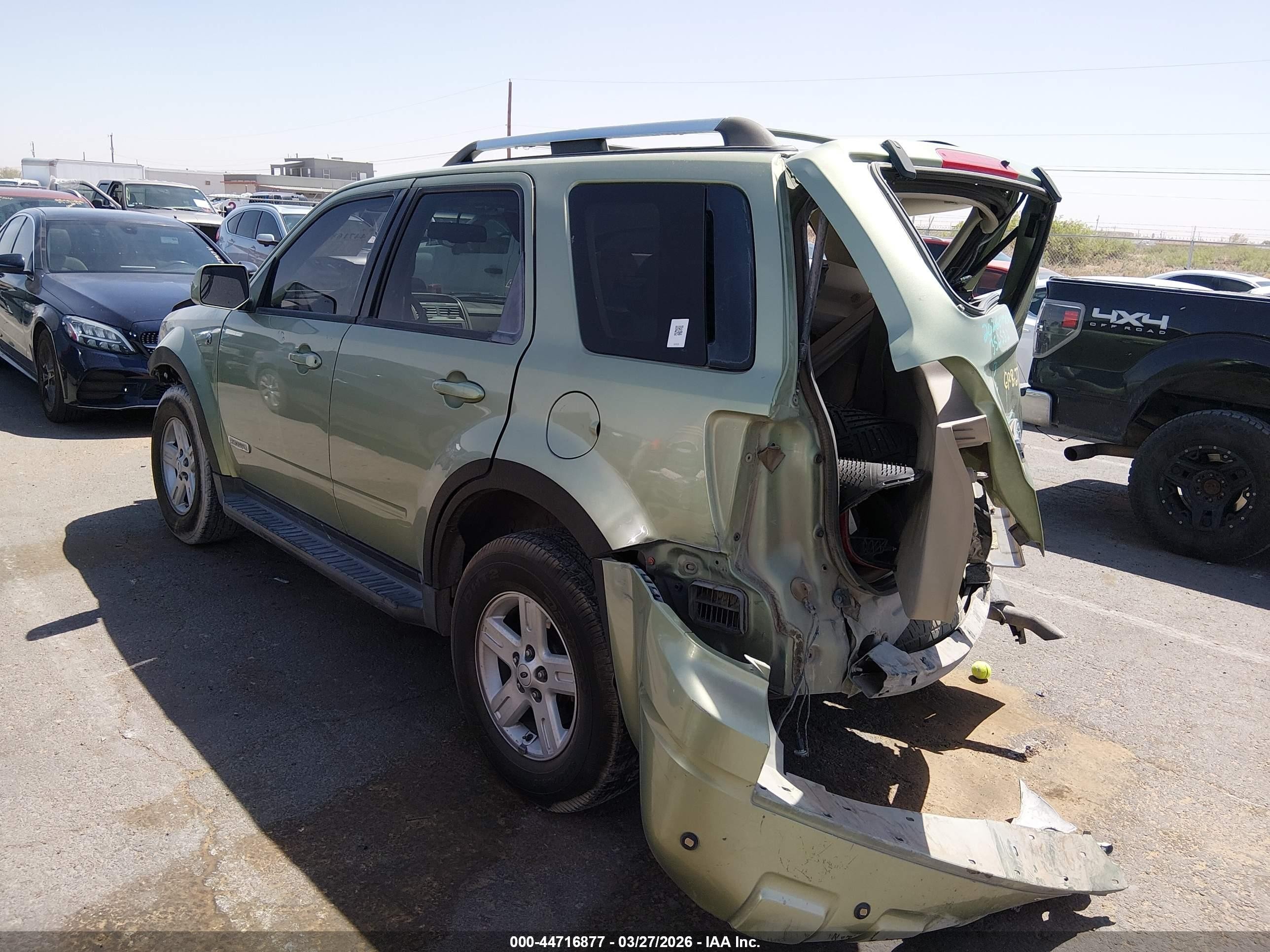 2008 Ford Escape Hybrid   Beige vin: 1FMCU59H58KE20744