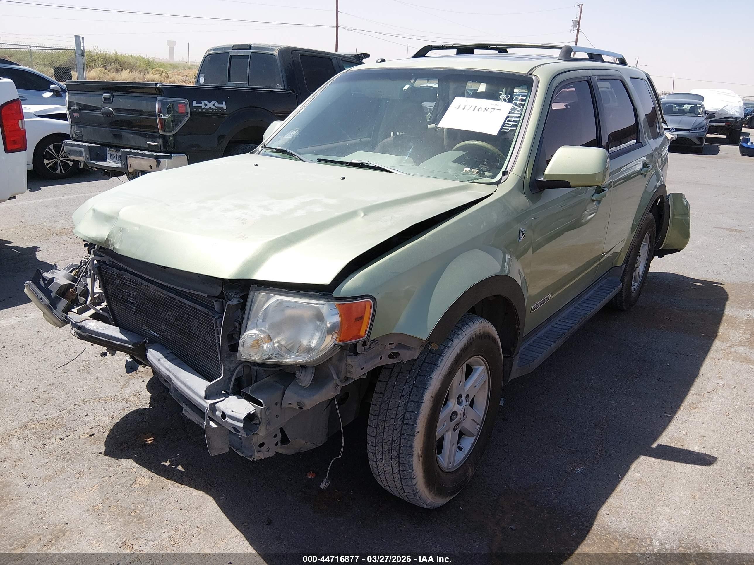 2008 Ford Escape Hybrid   Beige vin: 1FMCU59H58KE20744