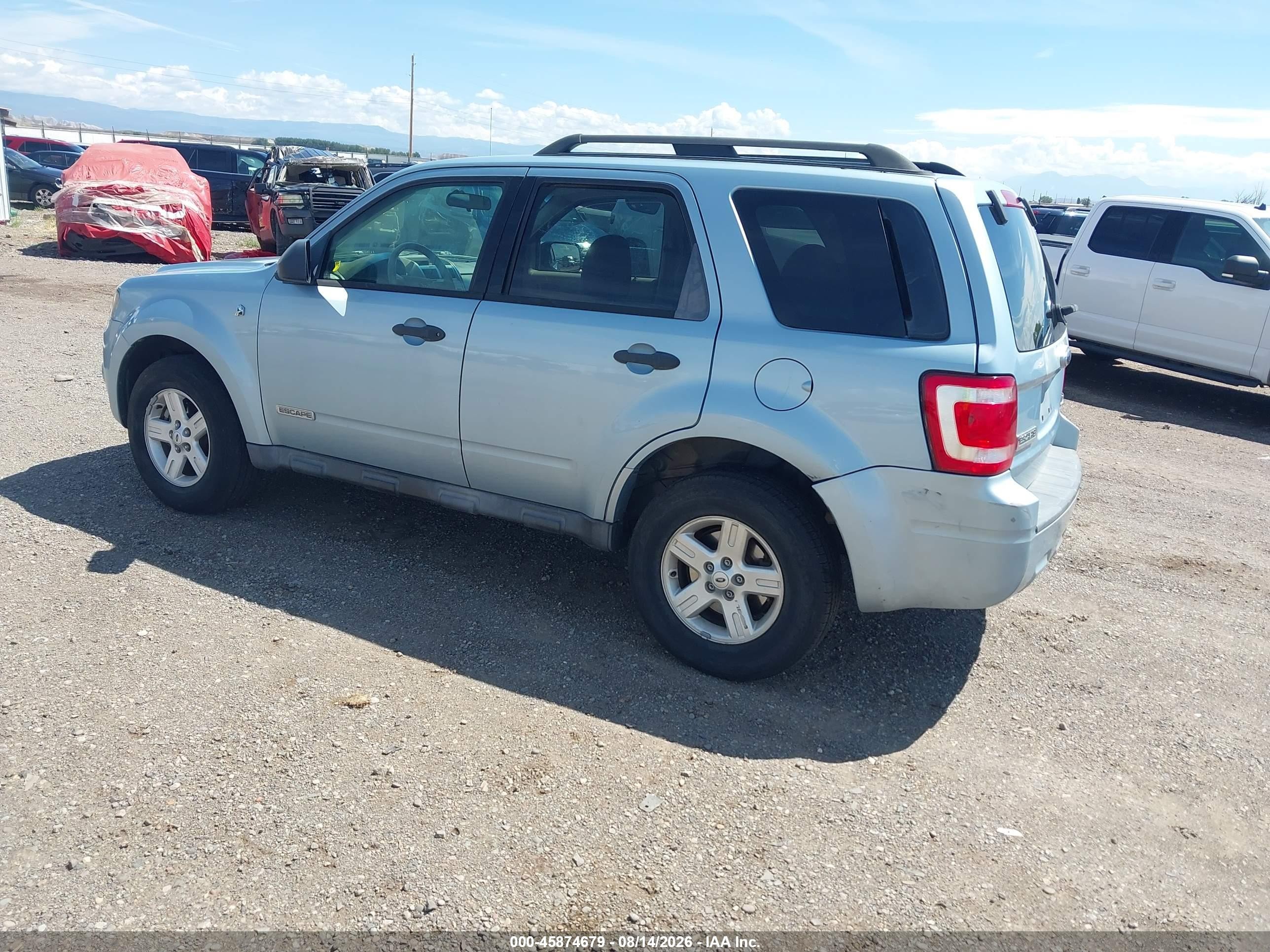 2008 Ford Escape Hybrid   Синий vin: 1FMCU59H68KD39252