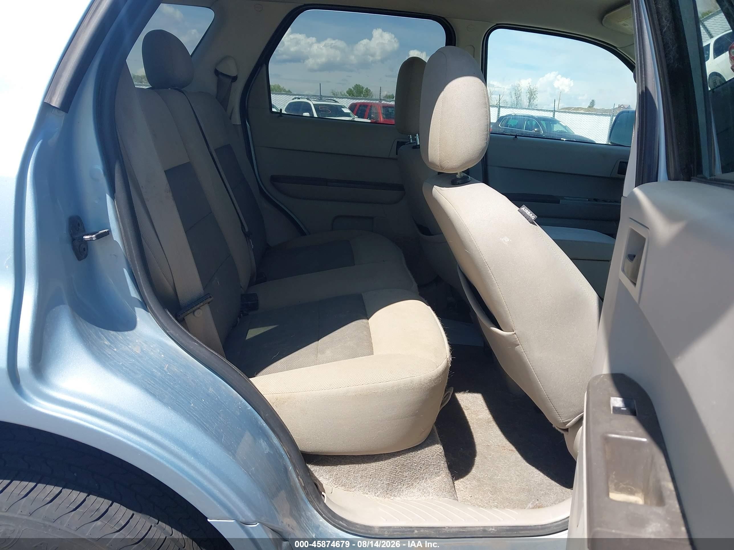 2008 Ford Escape Hybrid   Синий vin: 1FMCU59H68KD39252