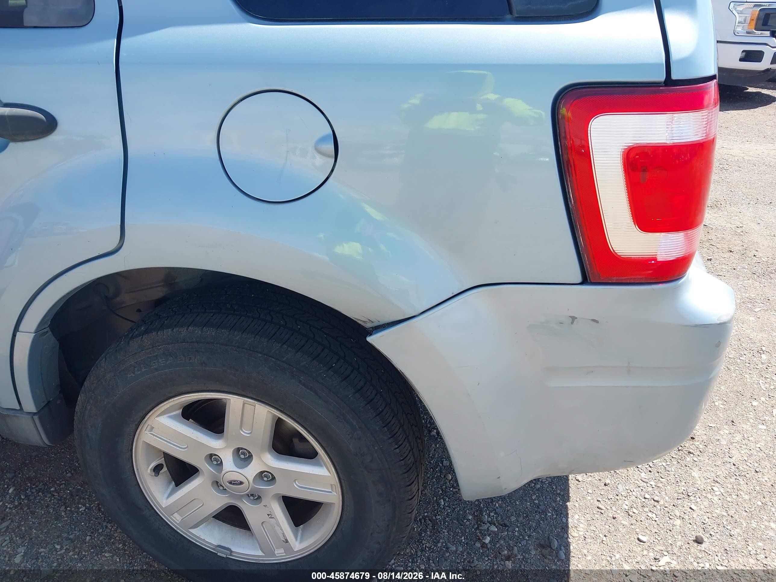 2008 Ford Escape Hybrid   Синий vin: 1FMCU59H68KD39252