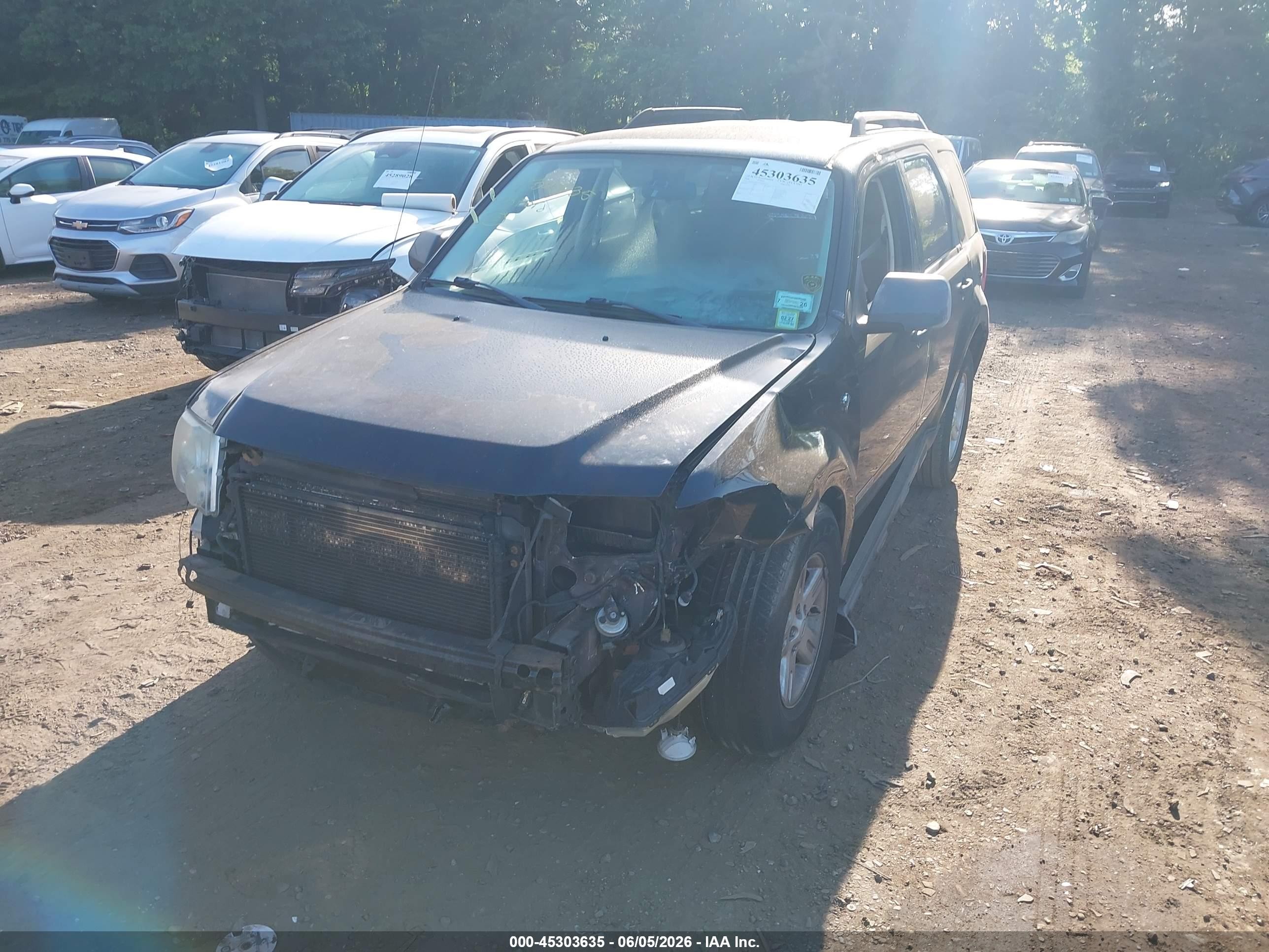 2008 Ford Escape Hev Black vin: 1FMCU59H78KD64273