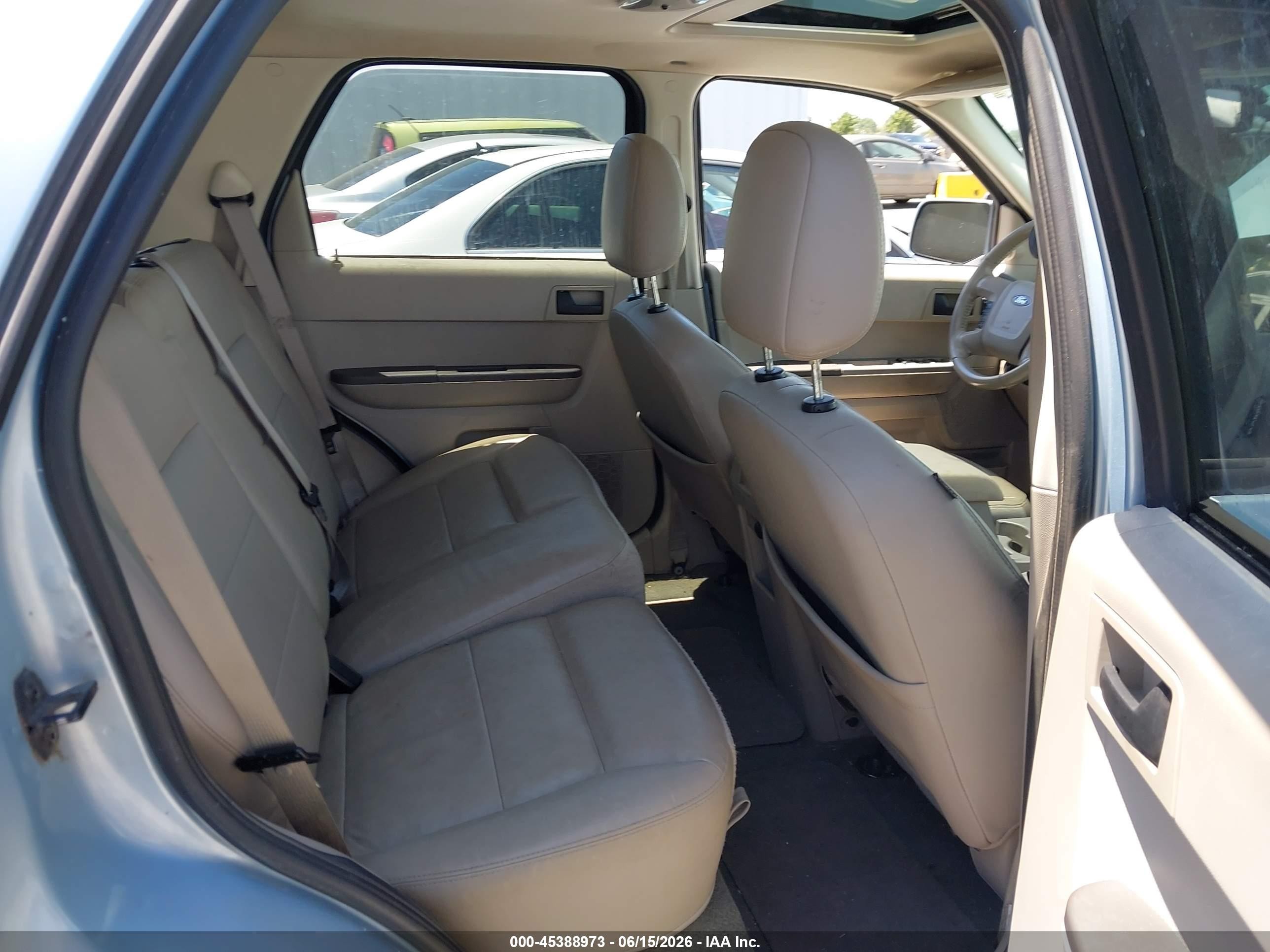 2008 Ford Escape Hybrid   Light Blue vin: 1FMCU59H88KB45354