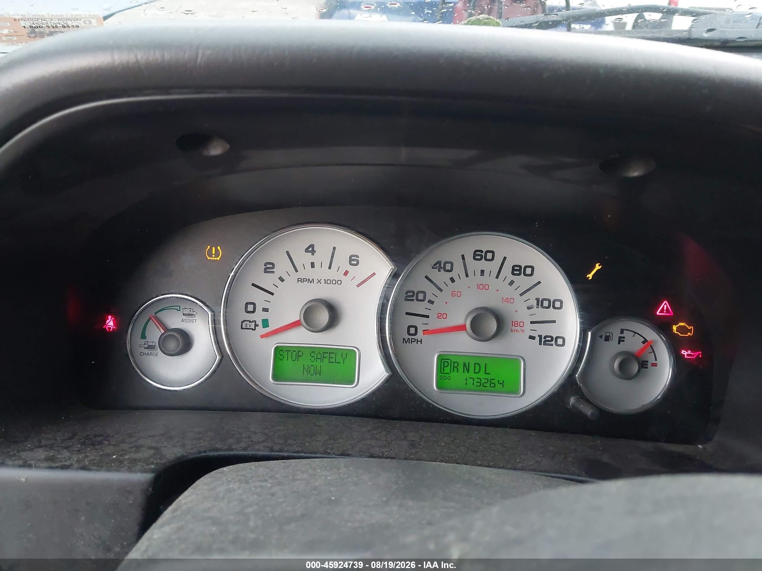 2007 Ford Escape Hybrid   Gray vin: 1FMCU59H97KC07018