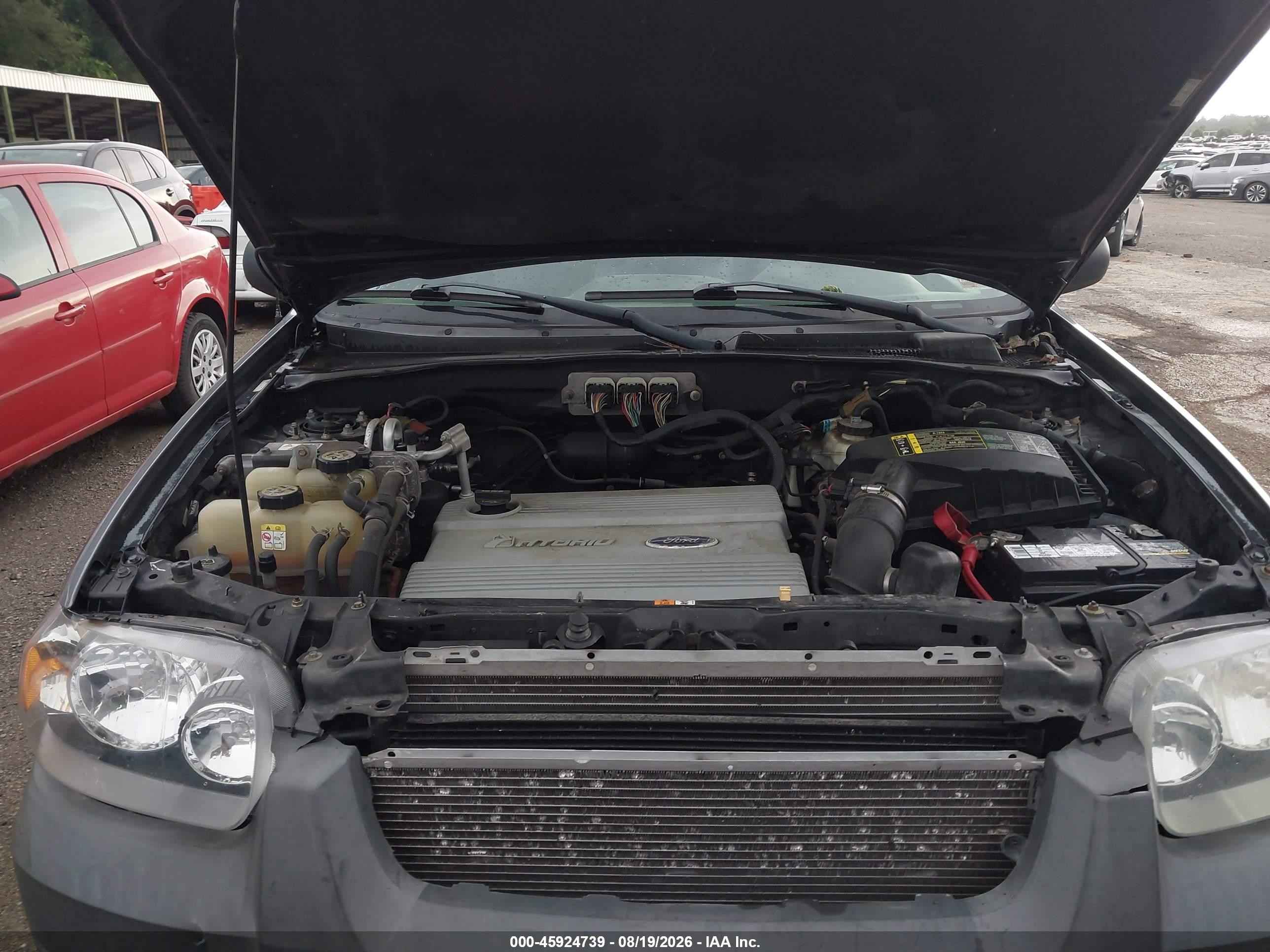 2007 Ford Escape Hybrid   Gray vin: 1FMCU59H97KC07018