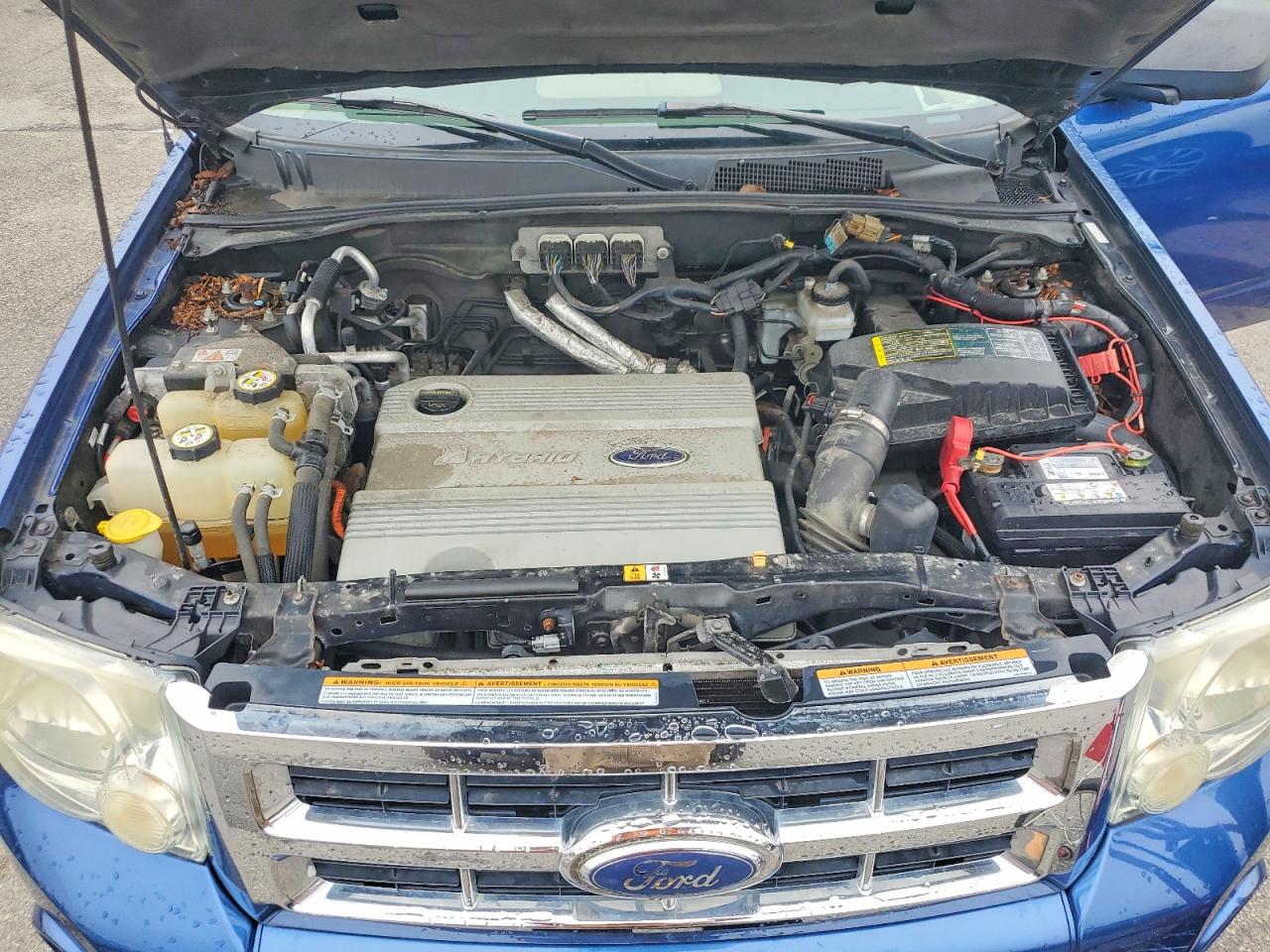 2008 Ford Escape Hev Blue vin: 1FMCU59H98KA59258