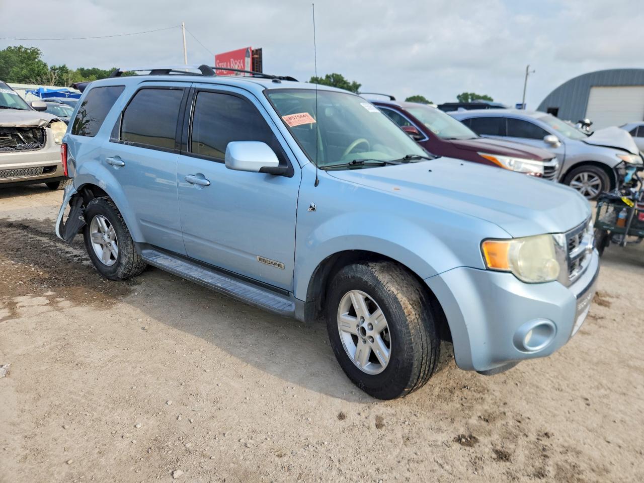 2008 Ford Escape Hev Blue vin: 1FMCU59H98KB15876