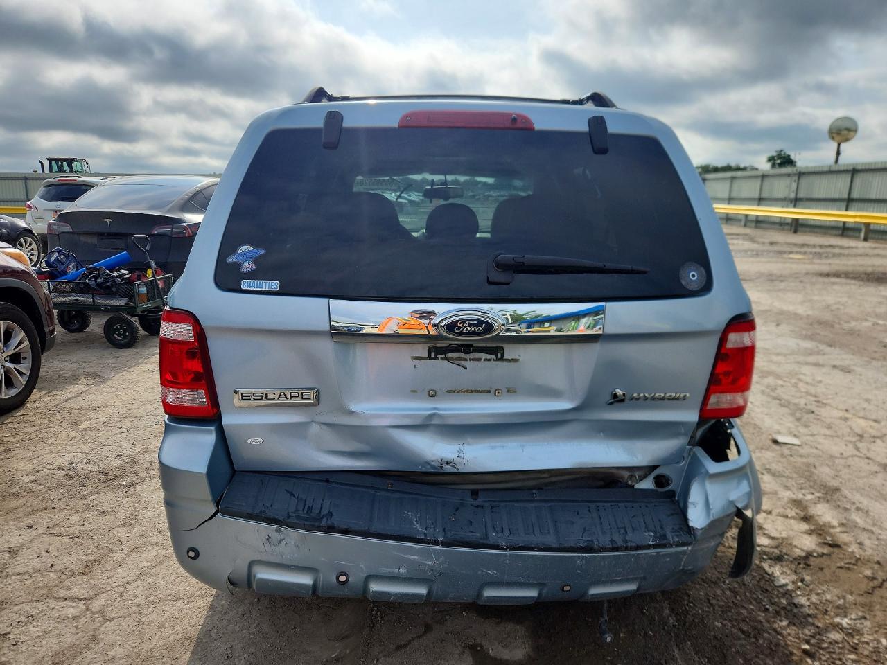 2008 Ford Escape Hev Blue vin: 1FMCU59H98KB15876