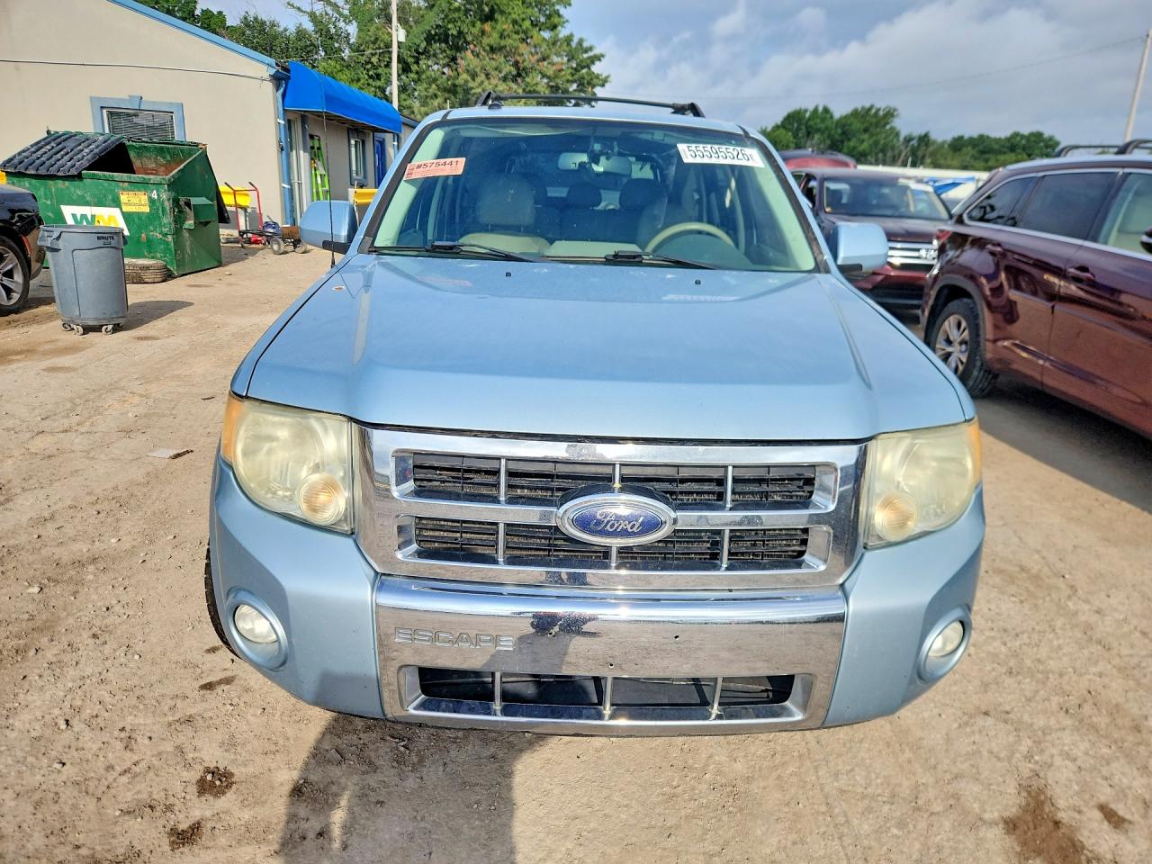 2008 Ford Escape Hev Blue vin: 1FMCU59H98KB15876
