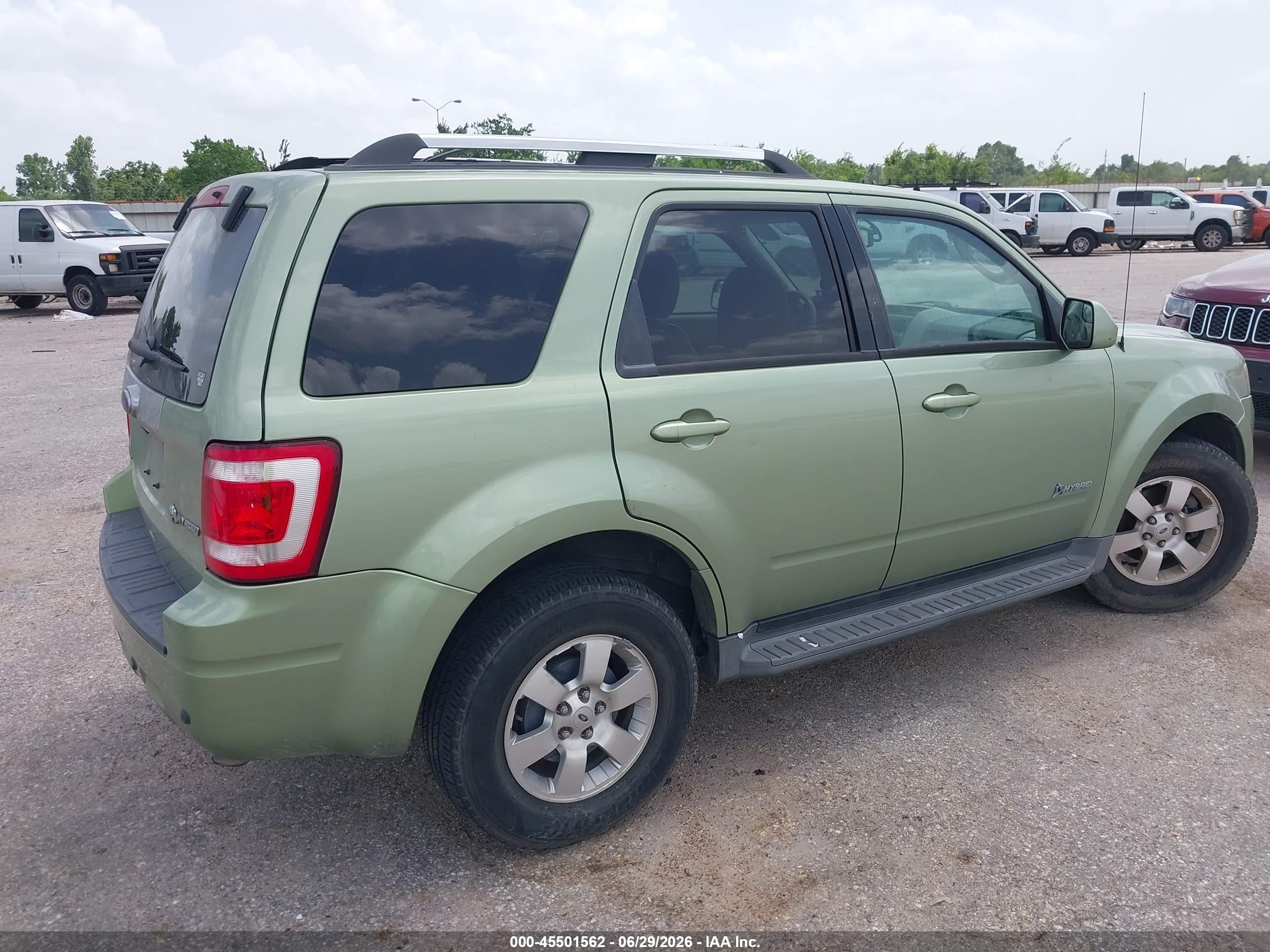 2010 Ford Escape Hybrid Limited Green vin: 1FMCU5K30AKB93001