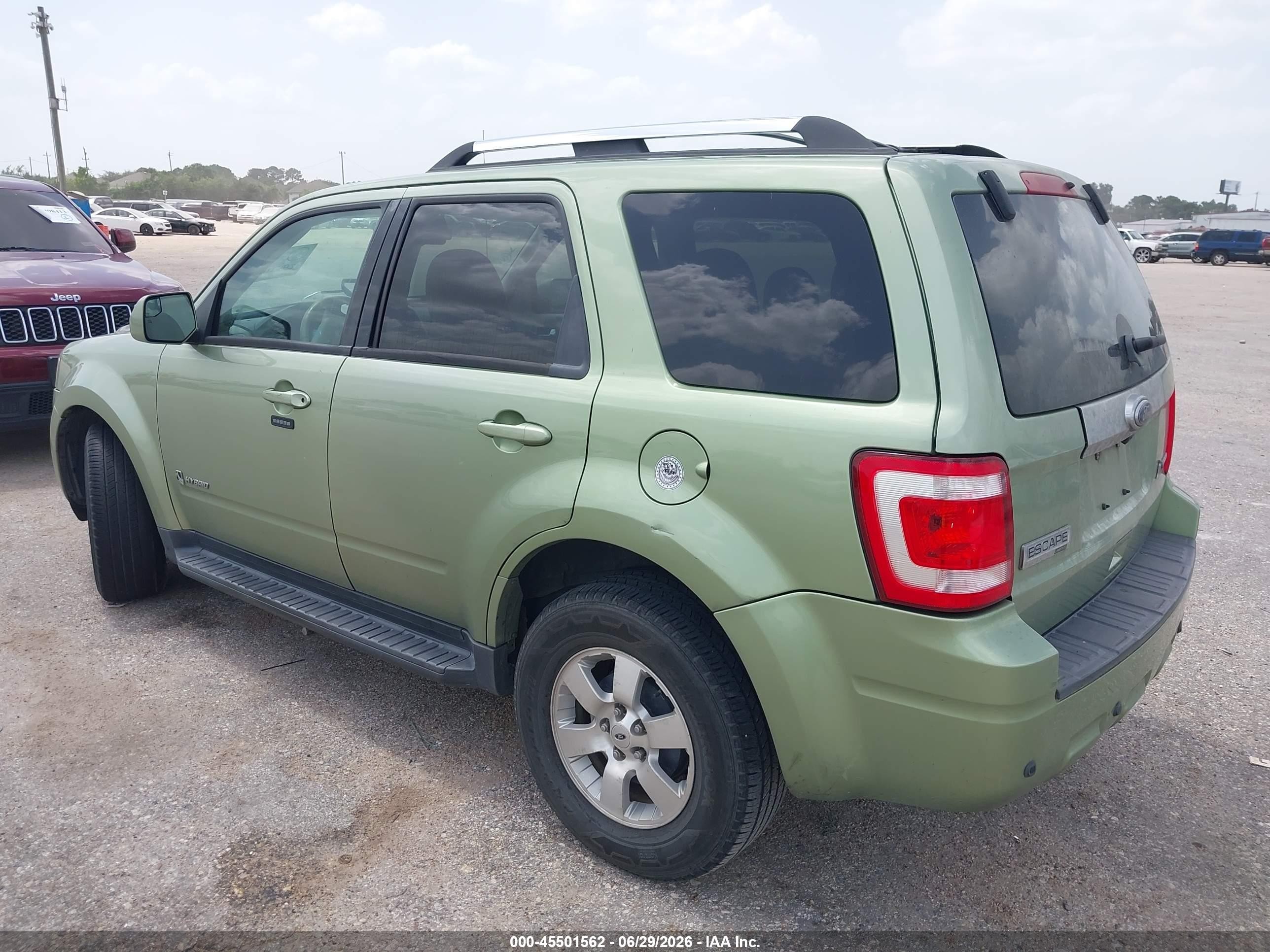 2010 Ford Escape Hybrid Limited Green vin: 1FMCU5K30AKB93001