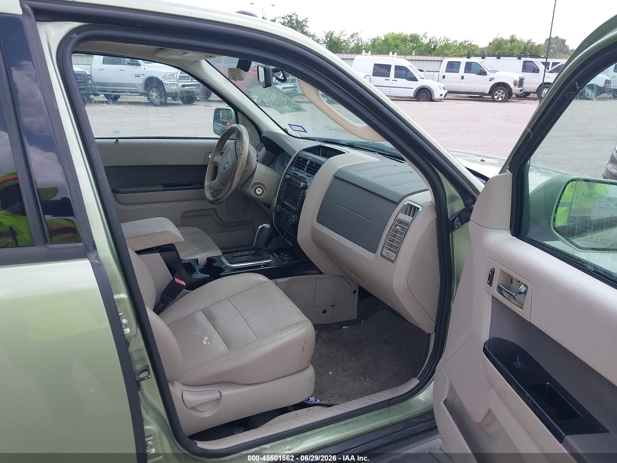 2010 Ford Escape Hybrid Limited Green vin: 1FMCU5K30AKB93001