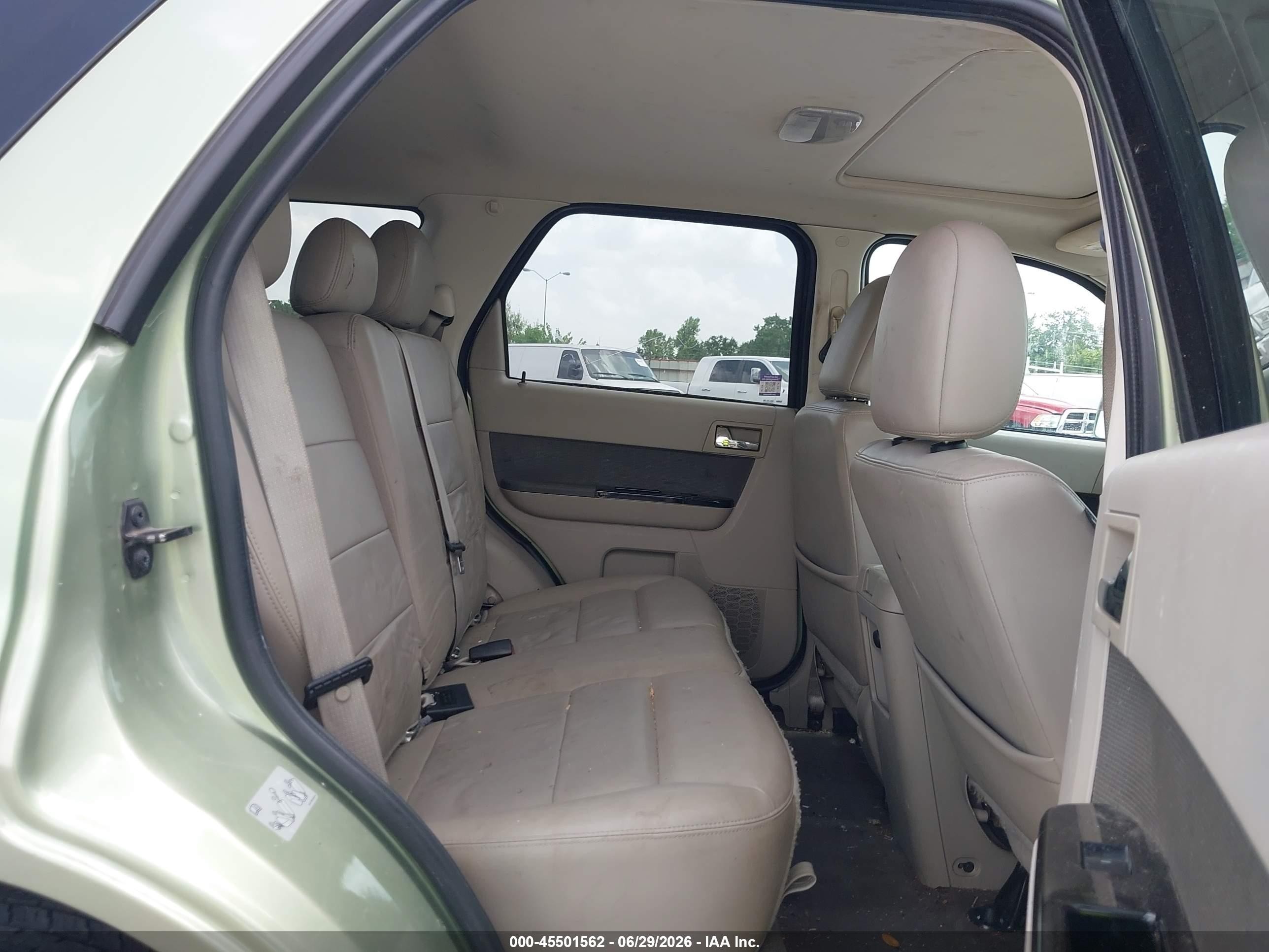 2010 Ford Escape Hybrid Limited Green vin: 1FMCU5K30AKB93001