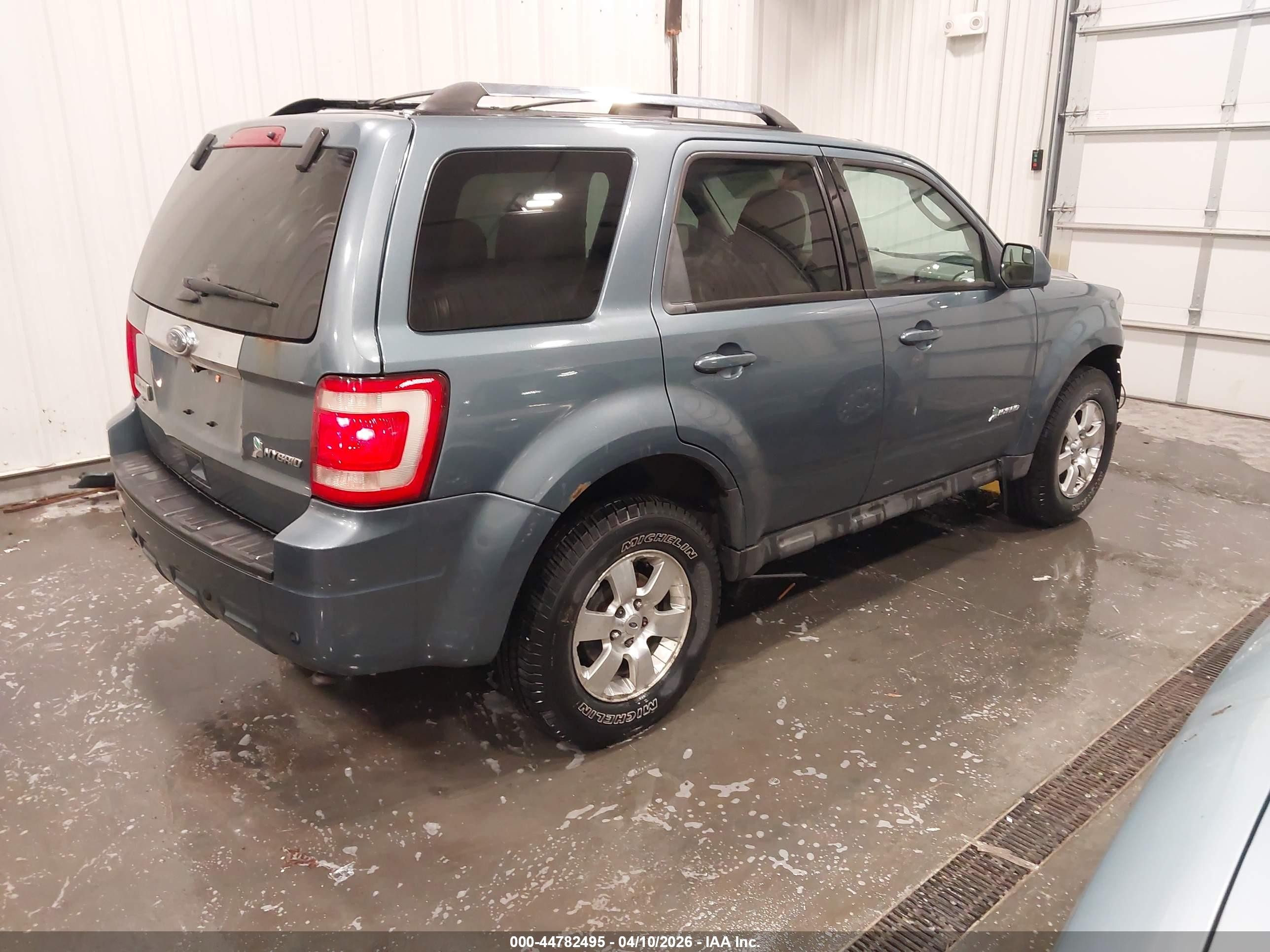 2012 Ford Escape Hybrid Limited Blue vin: 1FMCU5K30CKA57938