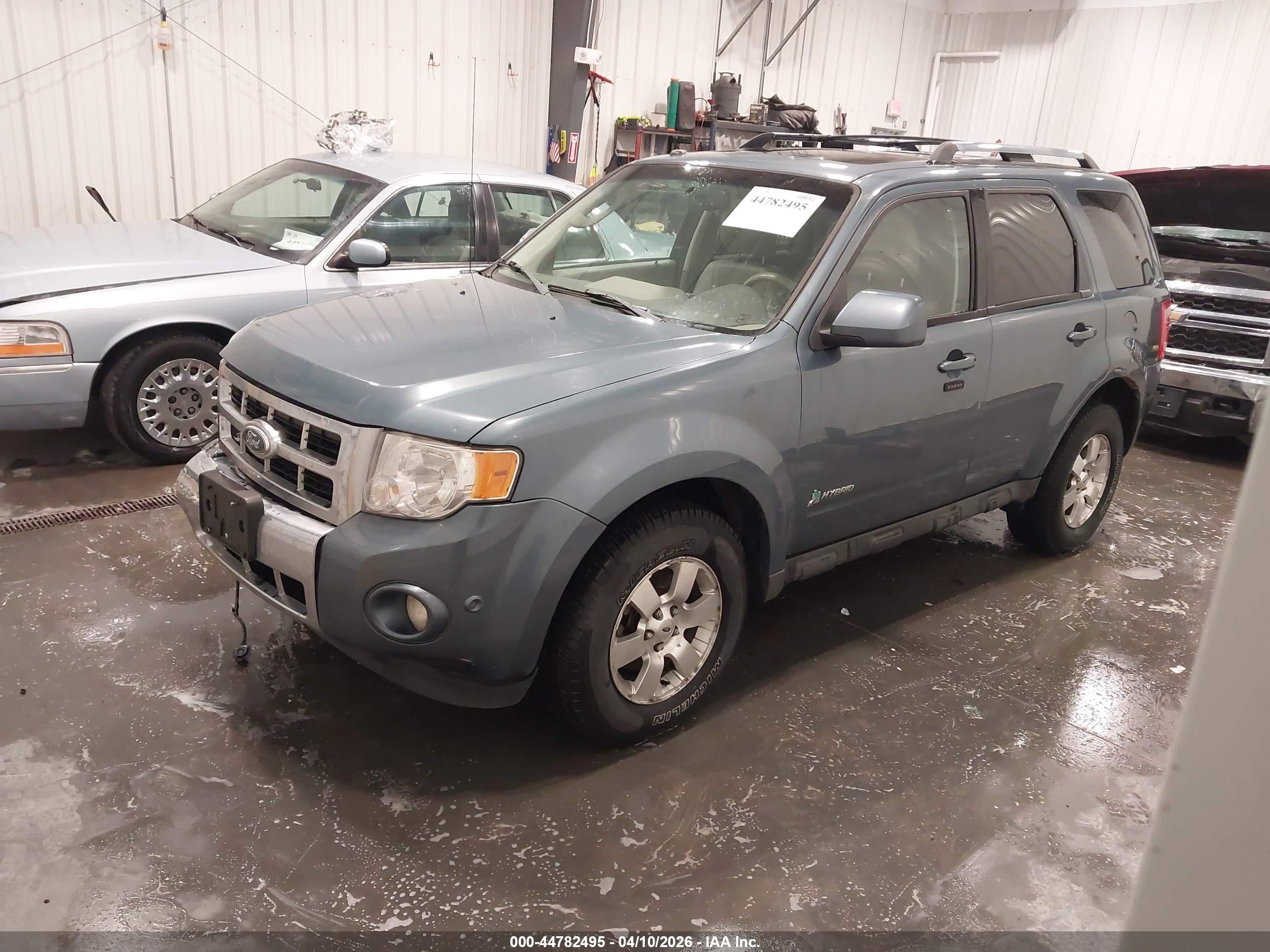 2012 Ford Escape Hybrid Limited Blue vin: 1FMCU5K30CKA57938