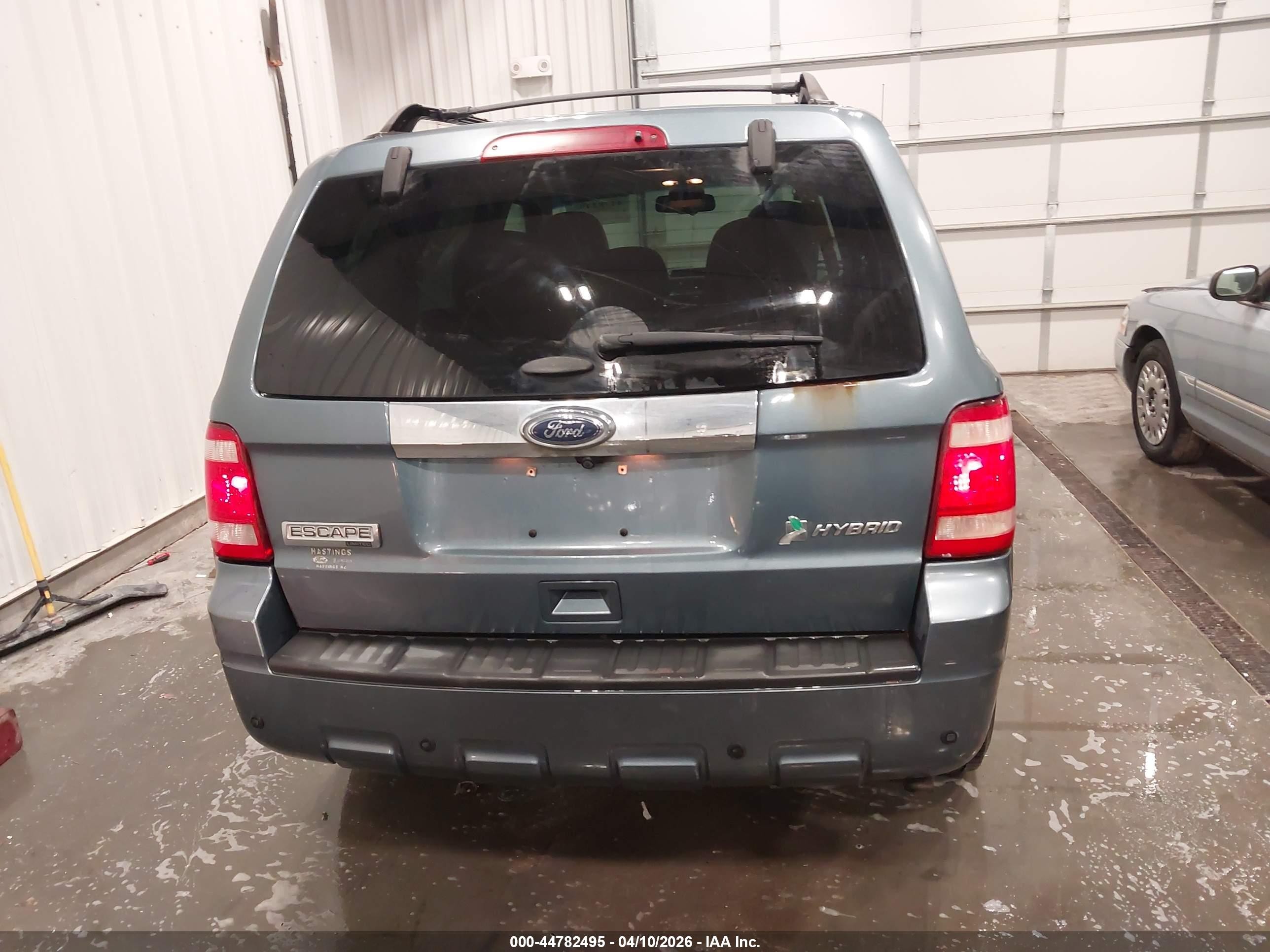 2012 Ford Escape Hybrid Limited Blue vin: 1FMCU5K30CKA57938