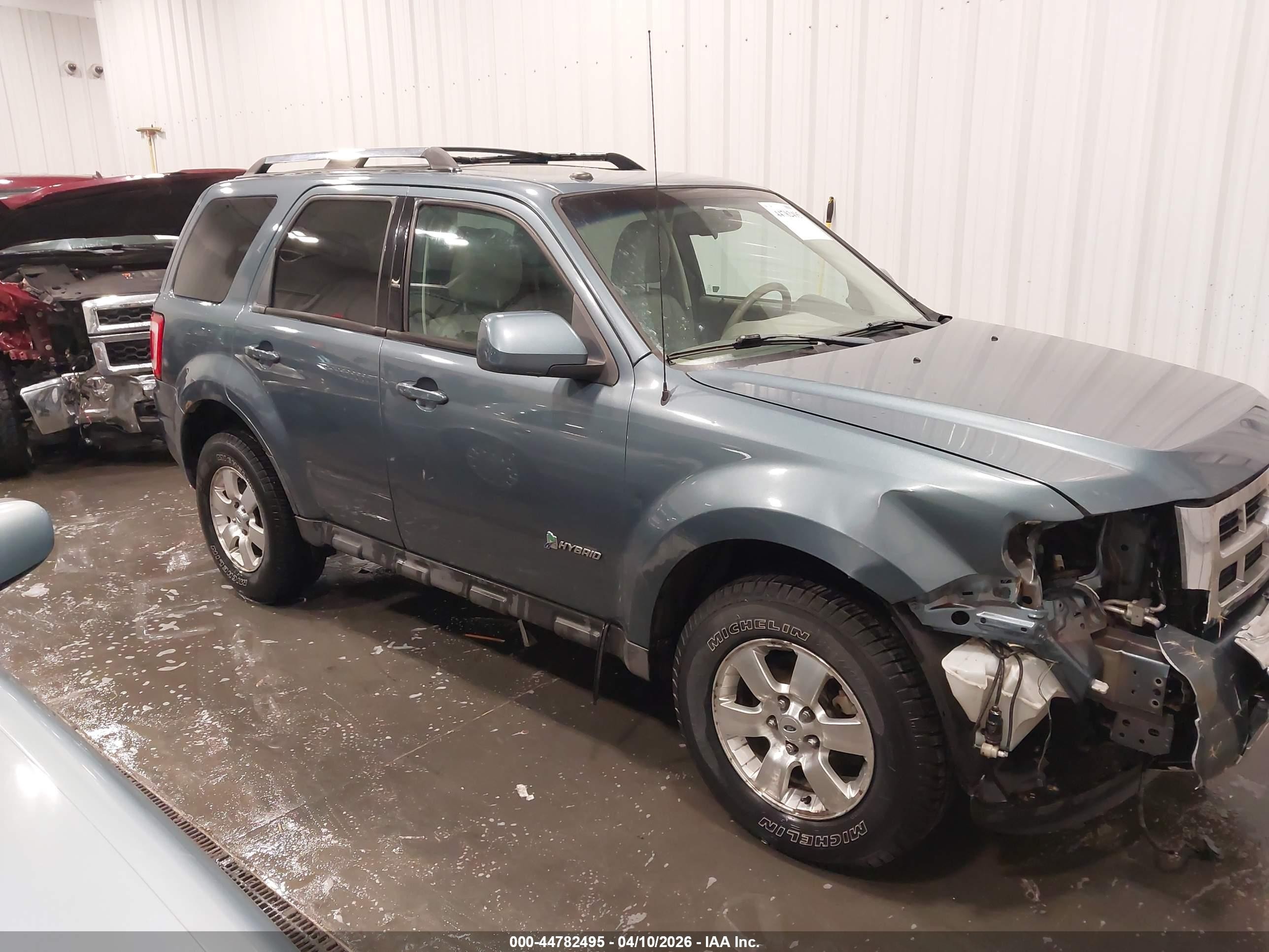 2012 Ford Escape Hybrid Limited Blue vin: 1FMCU5K30CKA57938