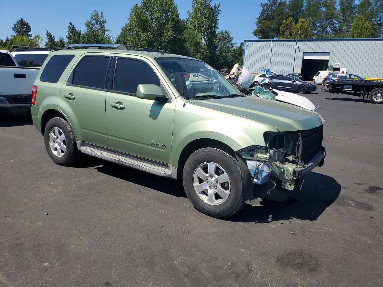 2010 Ford Escape Hybrid Green vin: 1FMCU5K31AKC52931