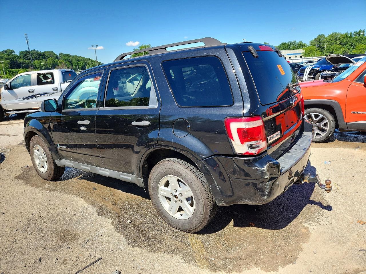 2011 Ford Escape Hybrid Black vin: 1FMCU5K31BKA49006