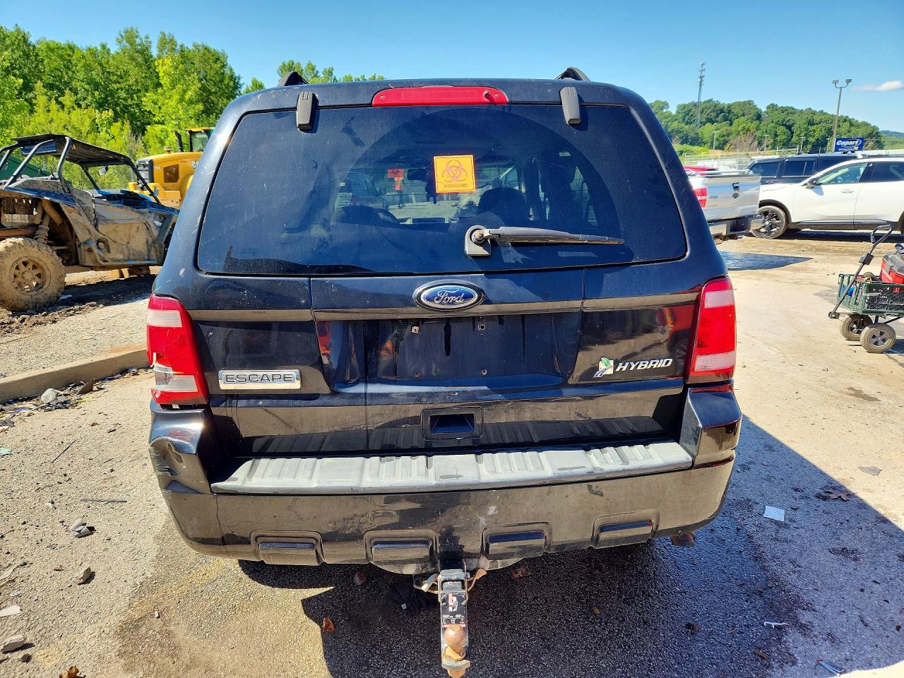 2011 Ford Escape Hybrid Black vin: 1FMCU5K31BKA49006