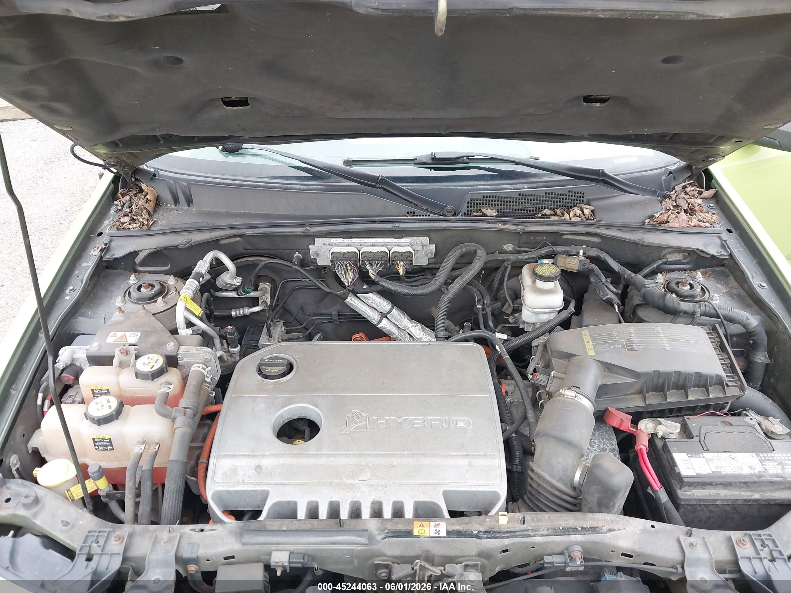 2011 Ford Escape Hybrid   Зеленый vin: 1FMCU5K31BKC19610