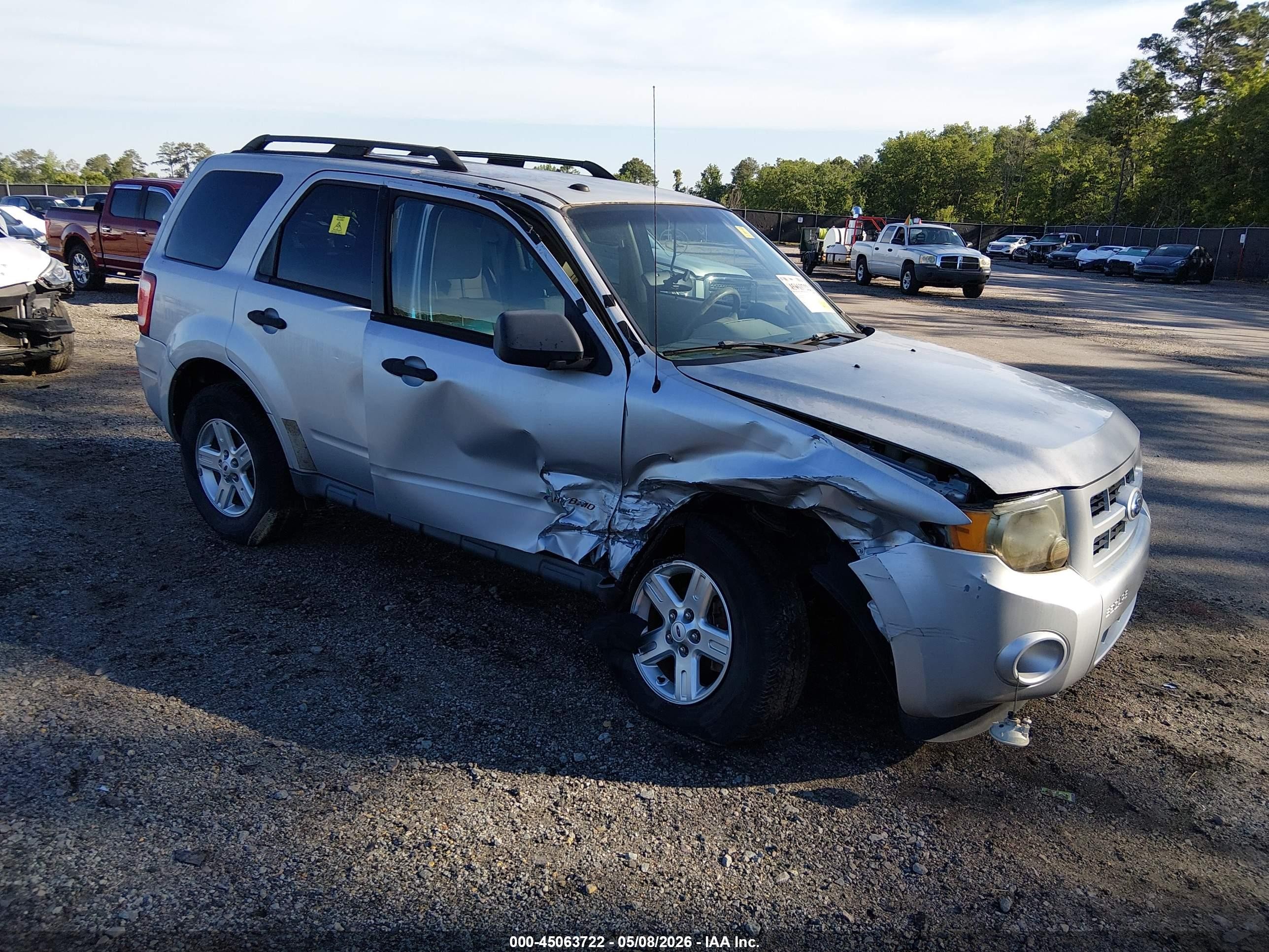 2012 Ford Escape Hybrid   Silver vin: 1FMCU5K31CKA30246