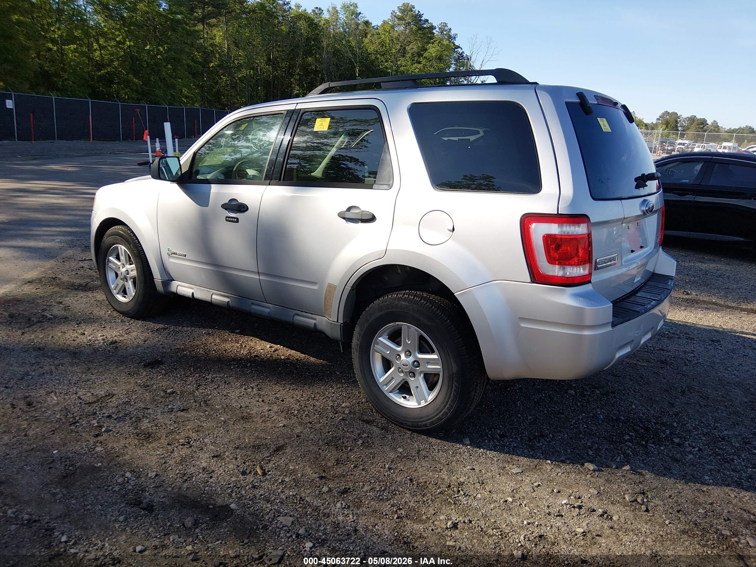 2012 Ford Escape Hybrid   Silver vin: 1FMCU5K31CKA30246
